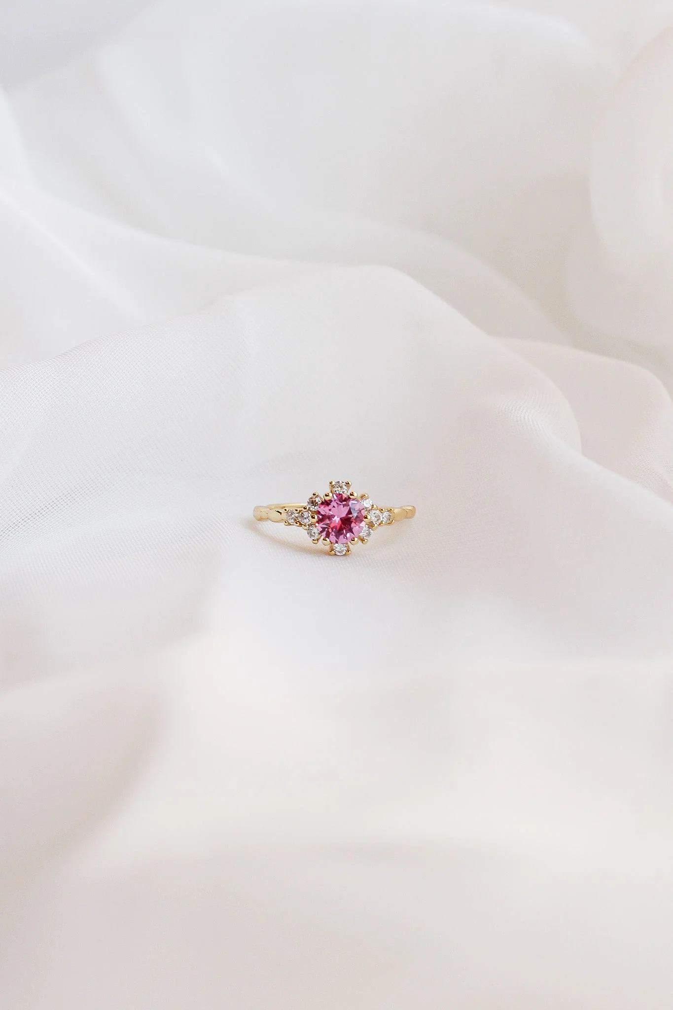 Calliope Ring in Pink Sapphire - Image 2