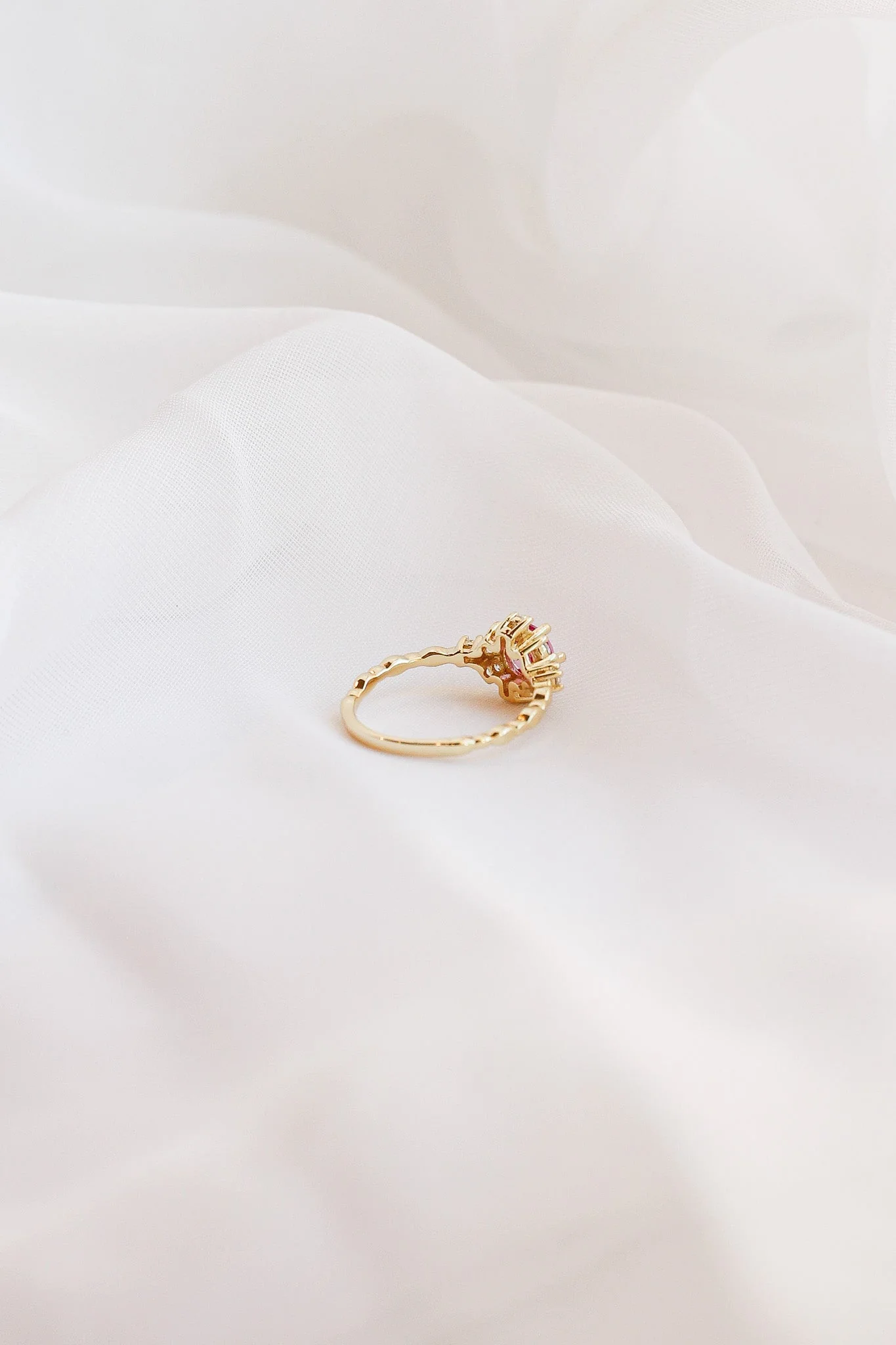 Calliope Ring in Pink Sapphire - Image 7