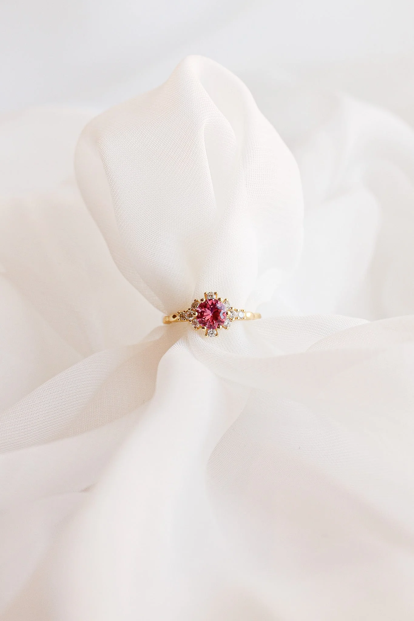 Calliope Ring in Pink Sapphire - Image 8