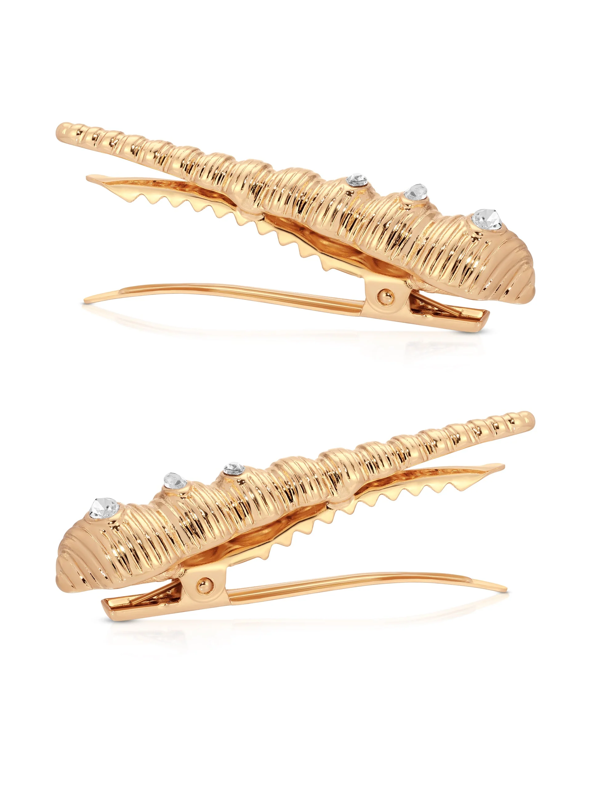 Capri Shell Barrette Set - Image 3