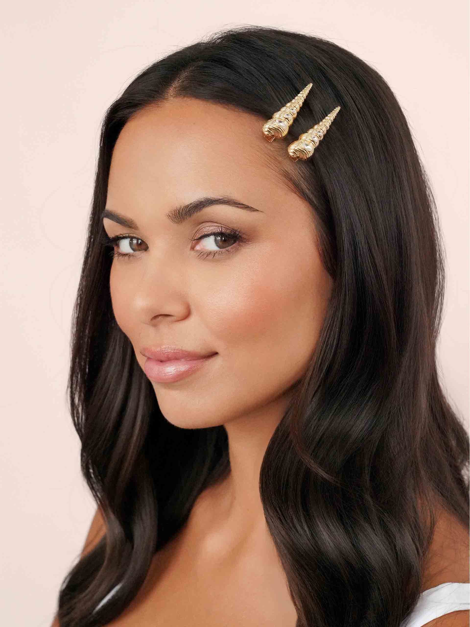 Capri Shell Barrette Set - Image 4