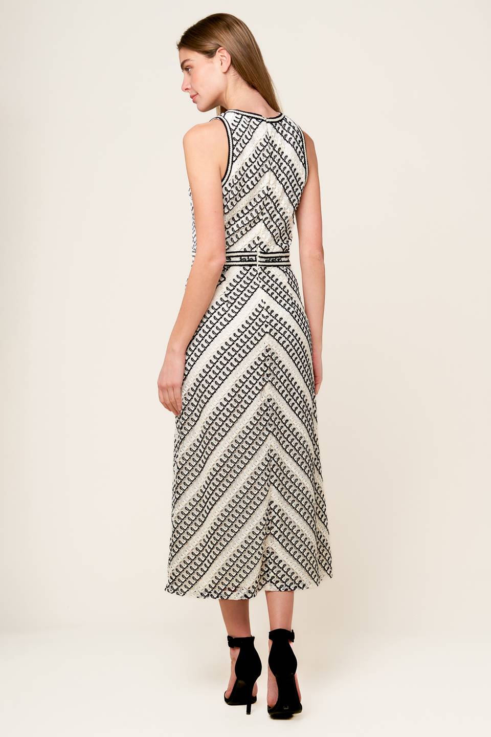 CARLISLE CROCHET MIDI DRESS - Image 2