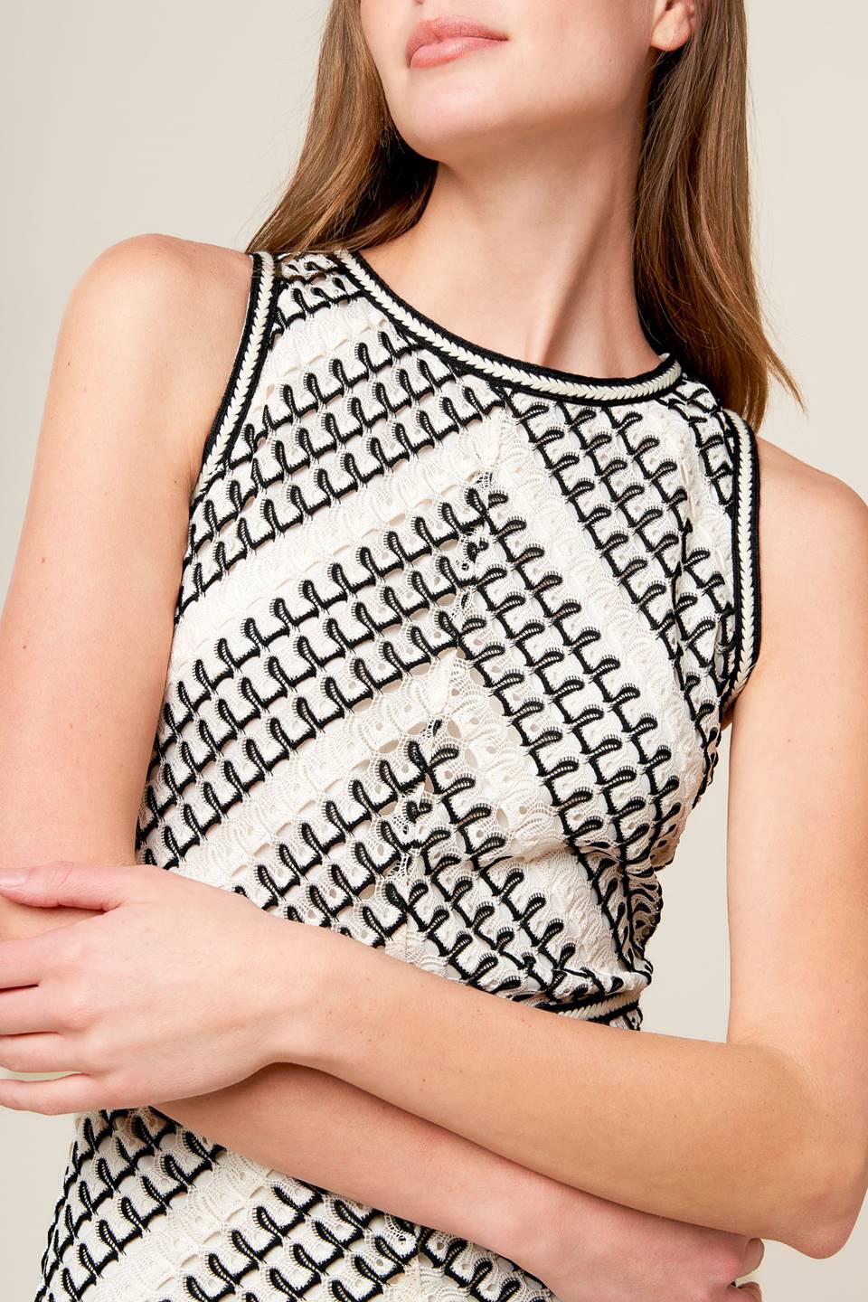 CARLISLE CROCHET MIDI DRESS - Image 7