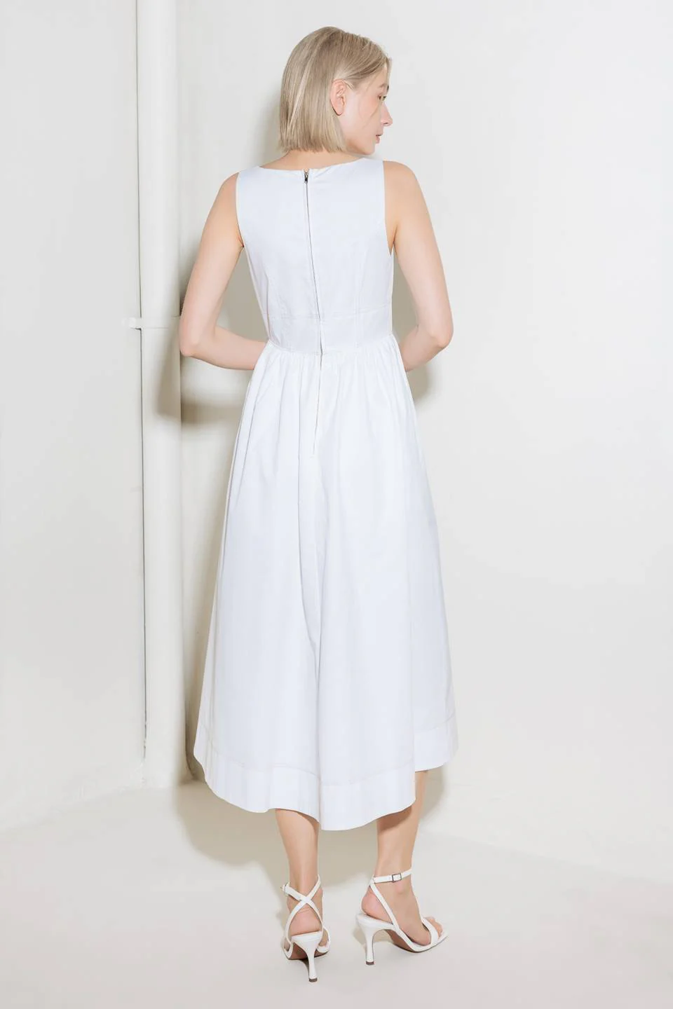 CATCH THE SUN WHITE MIDI DRESS - Image 2