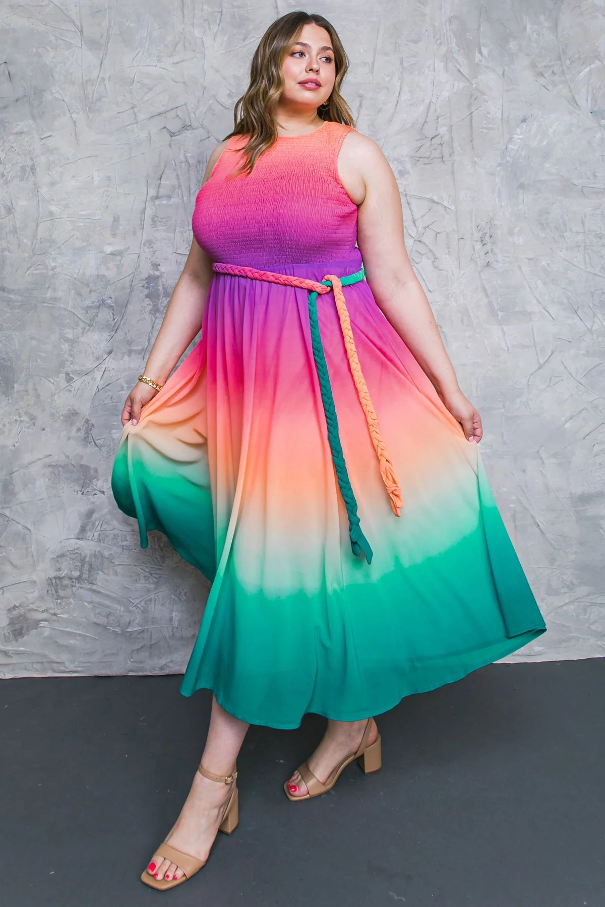 CATER TO YOU MULTI COLOR MIDI DRESS - Image 10