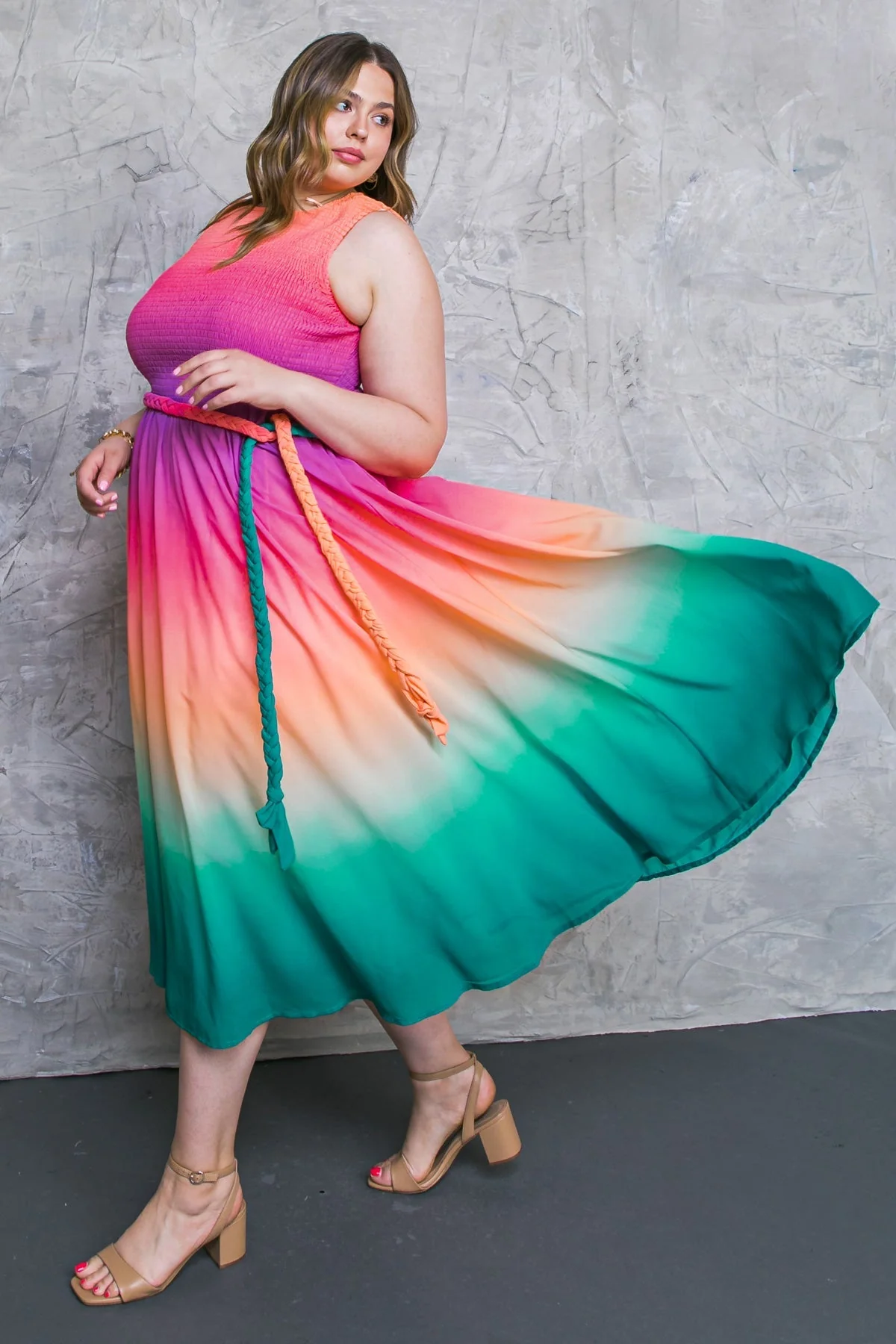 CATER TO YOU MULTI COLOR MIDI DRESS - Image 7
