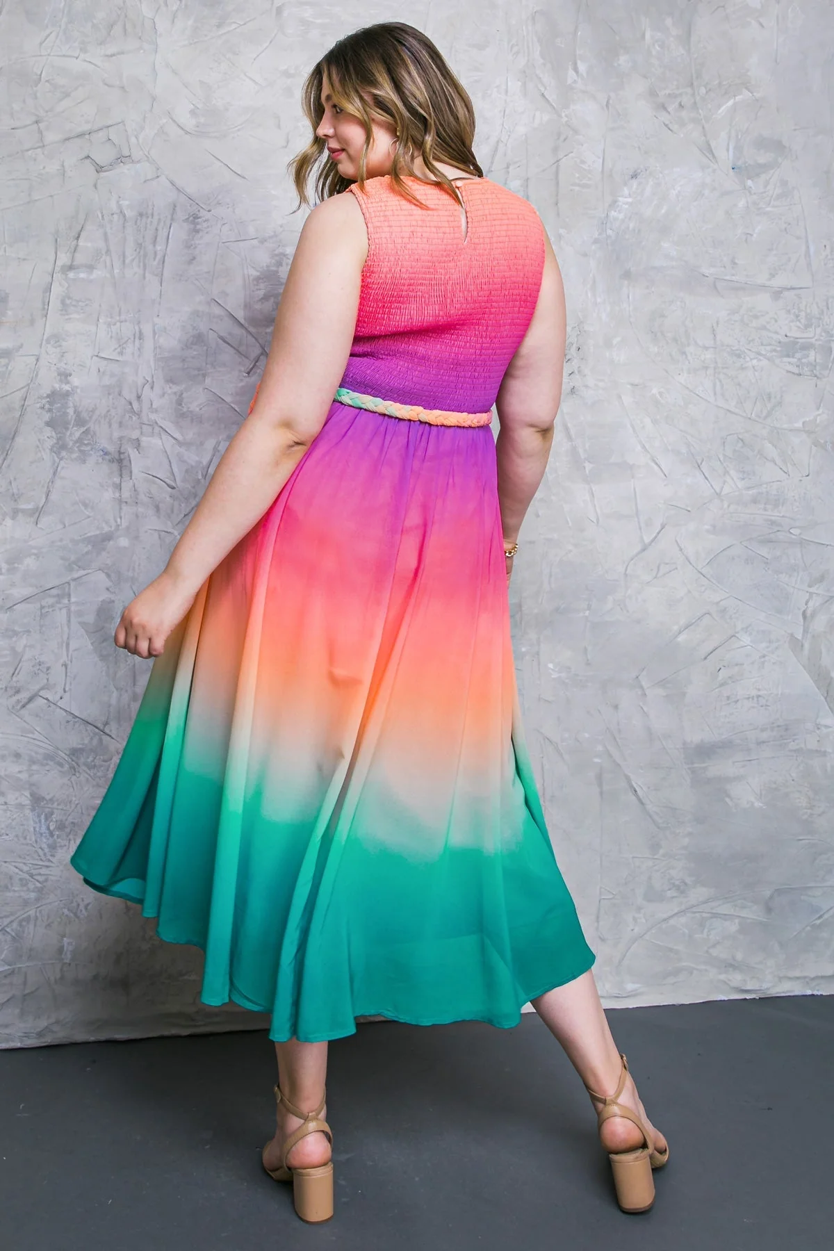 CATER TO YOU MULTI COLOR MIDI DRESS - Image 8