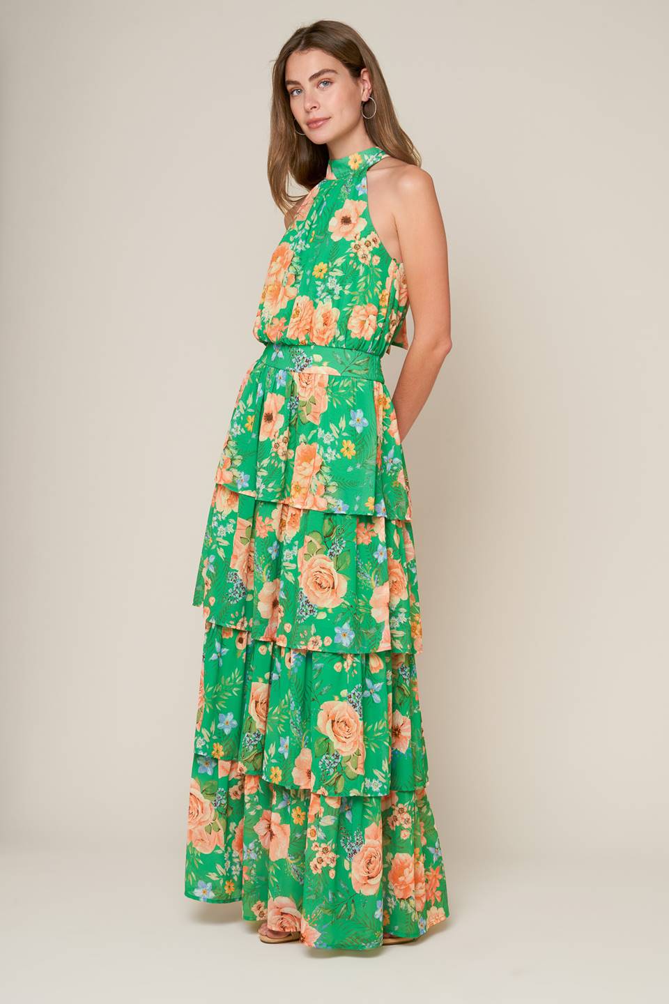 CHARITY HALTER MAXI DRESS - Image 4
