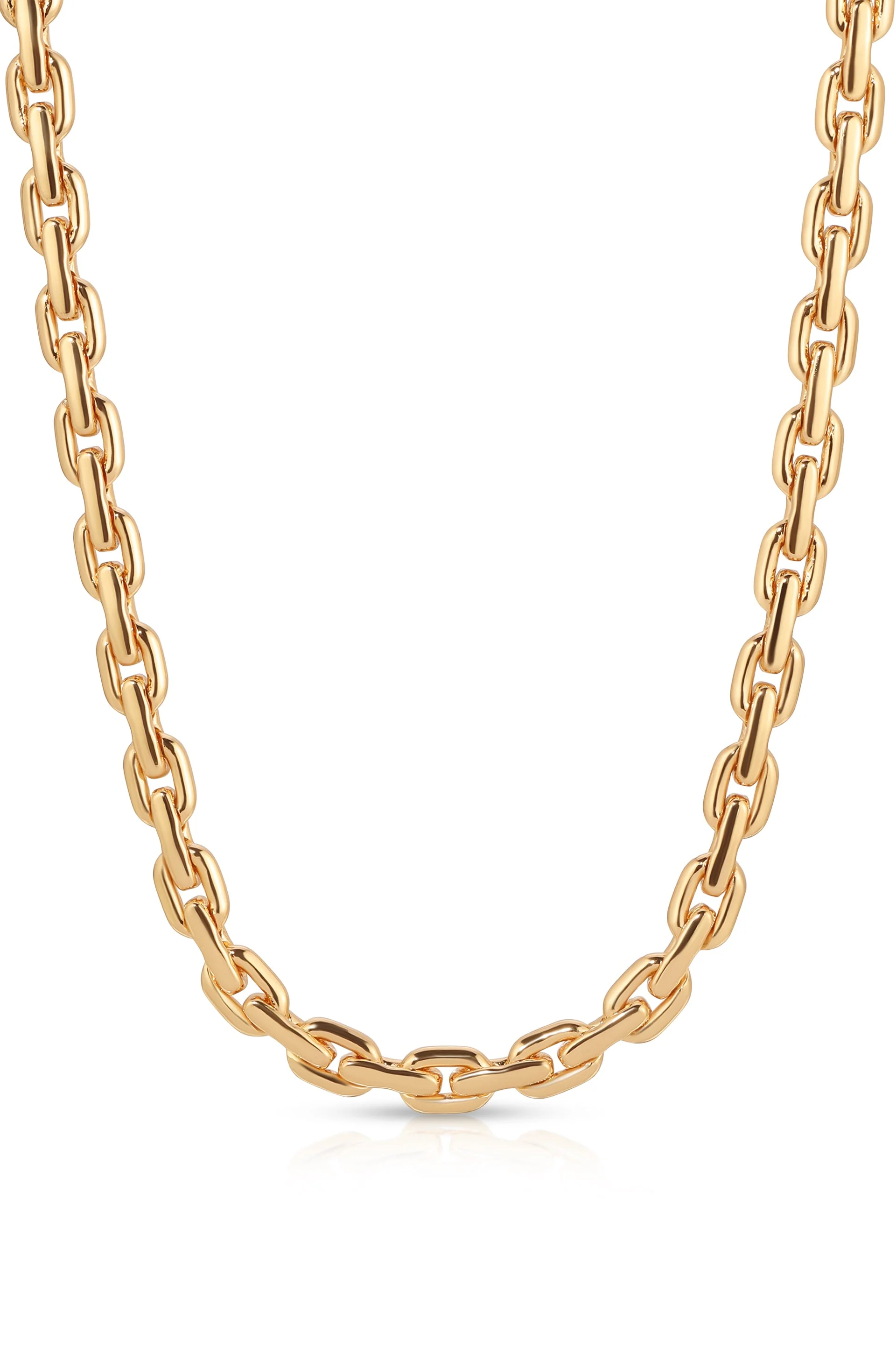 Chunky Chain Link Necklace - Image 2