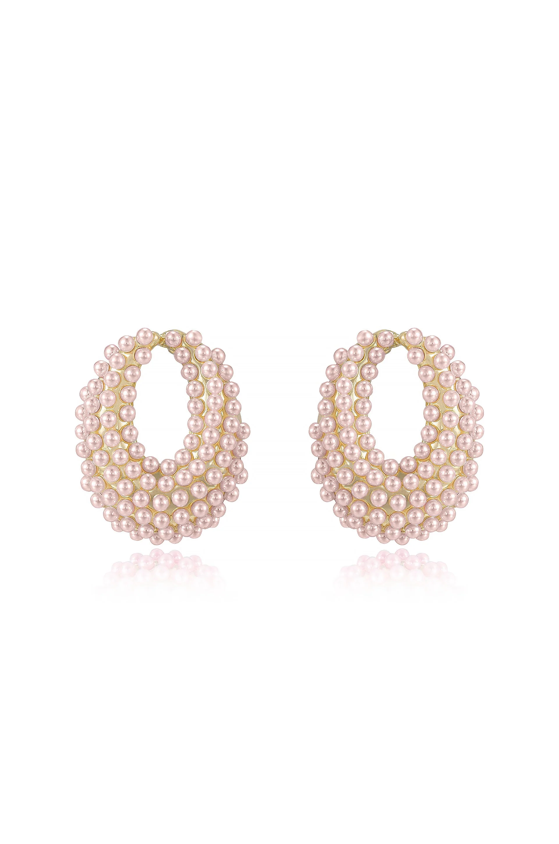 Classic Pearl Cluster Stud Earrings - Image 4