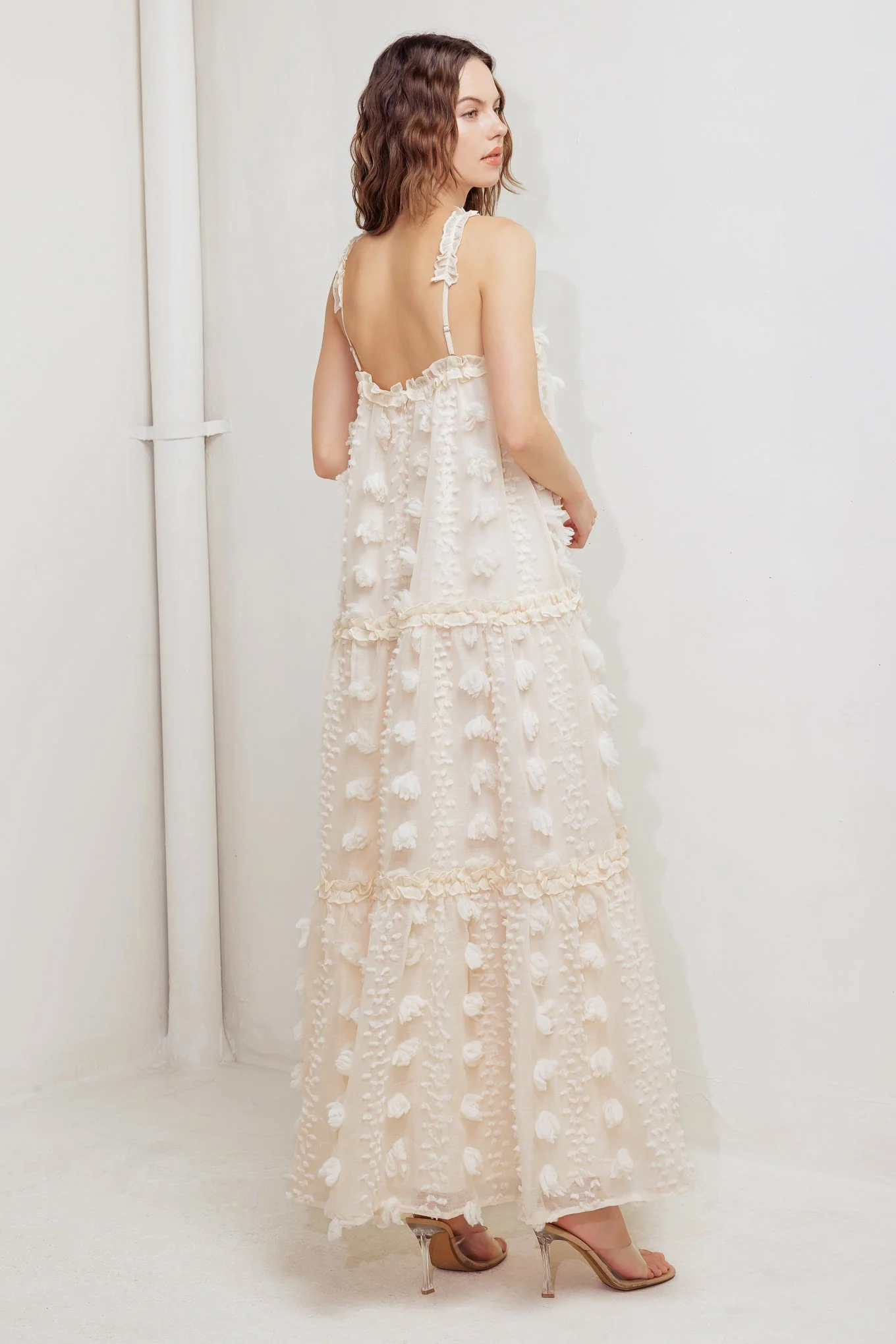 CLOUD NINE CROSS FRONT MAXI DRESS - FINAL SALE - Image 2