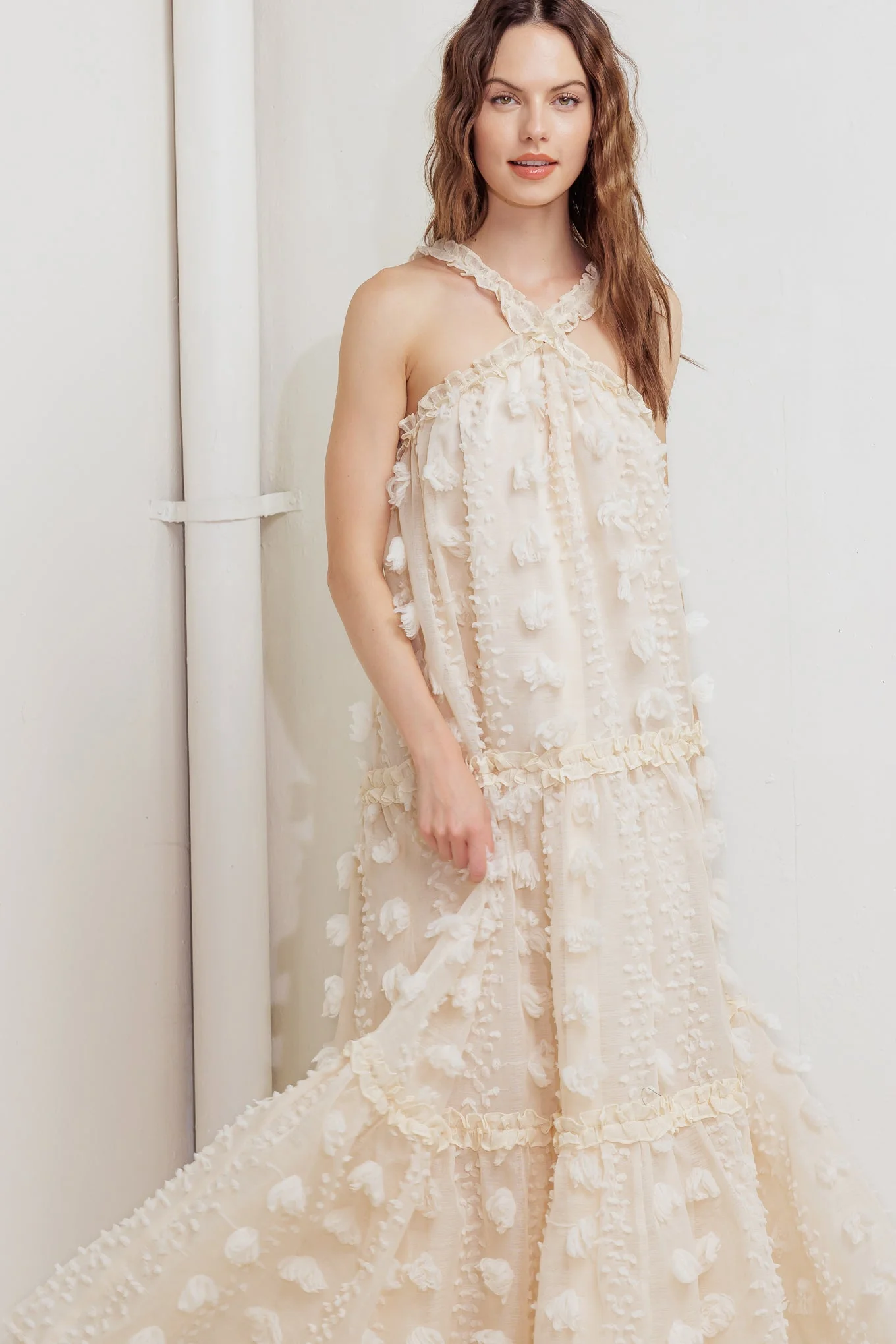 CLOUD NINE CROSS FRONT MAXI DRESS - FINAL SALE - Image 5