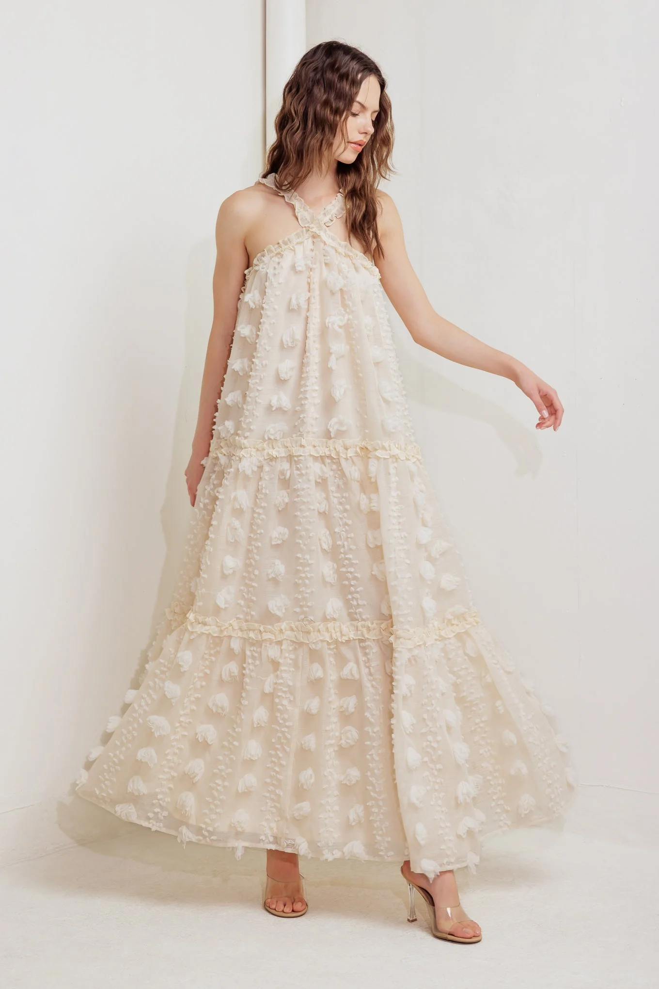 CLOUD NINE CROSS FRONT MAXI DRESS - FINAL SALE - Image 6