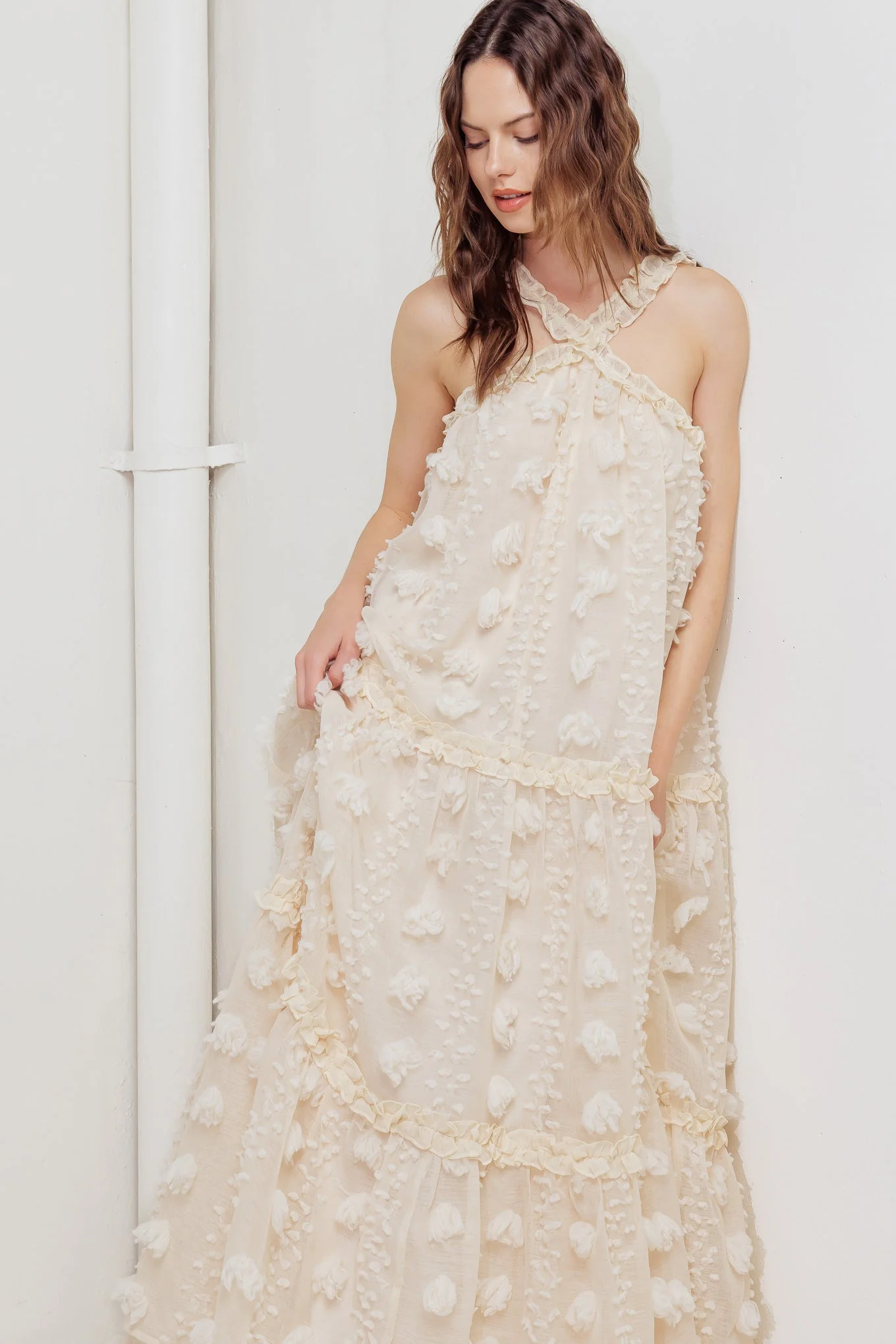 CLOUD NINE CROSS FRONT MAXI DRESS - FINAL SALE - Image 7