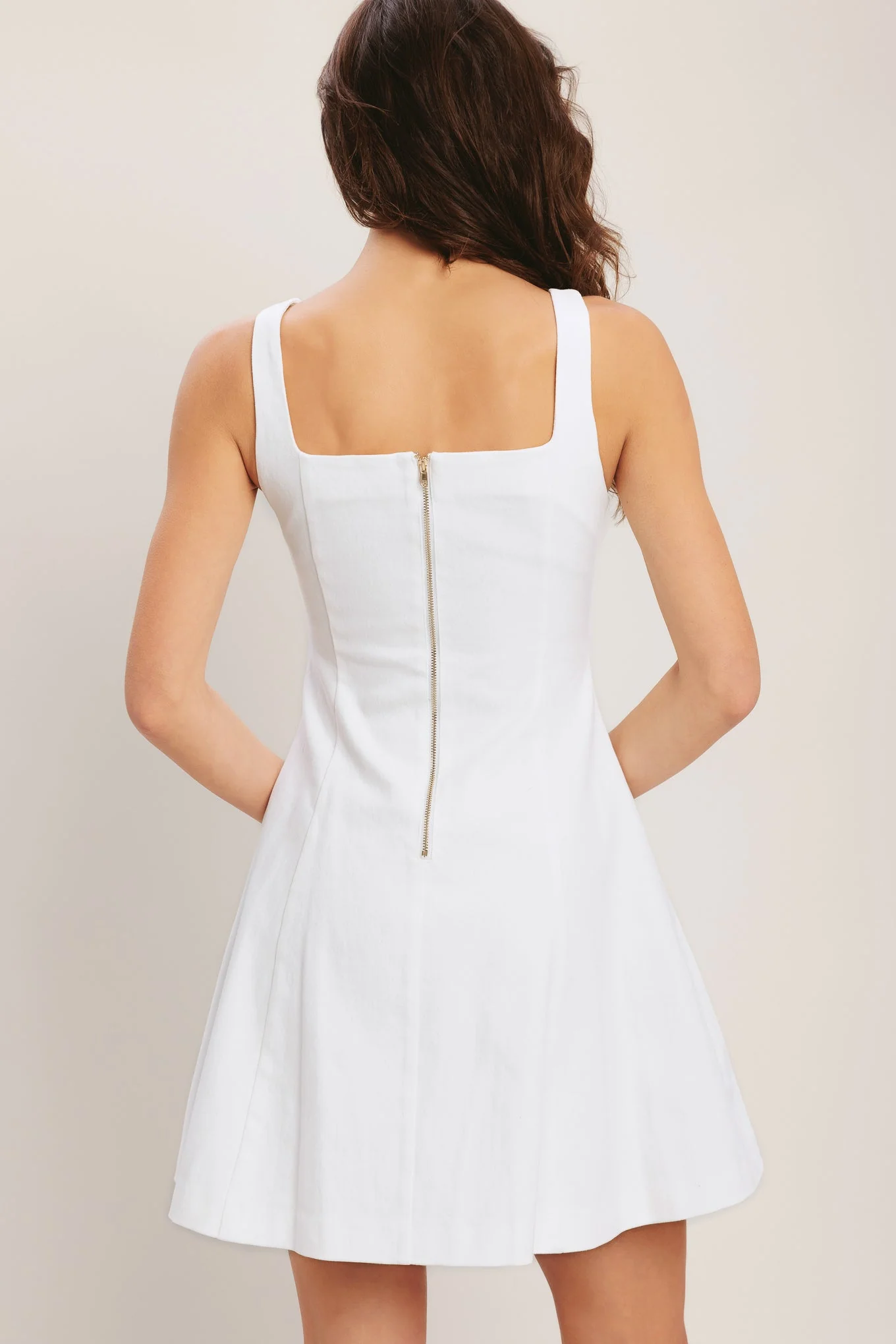 COASTAL CHIC WHITE MINI DRESS - Image 3