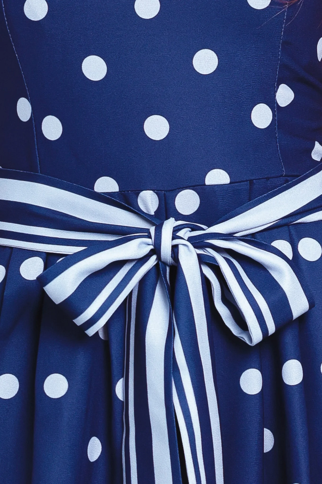 COASTAL SWAY POLKA DOT NAVY JUMPSUIT - Image 7