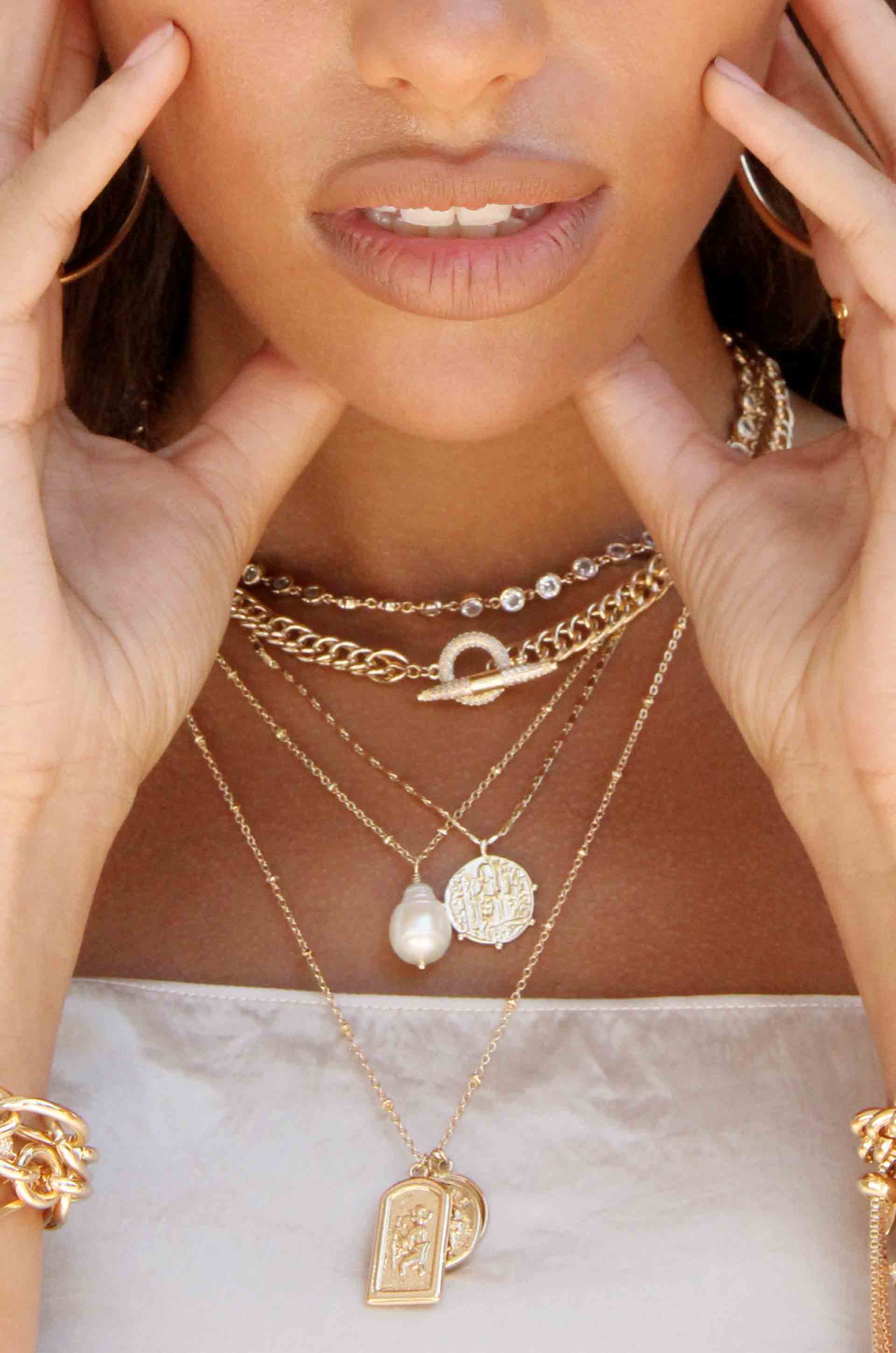 Coin Charms Talisman Necklace - Image 2