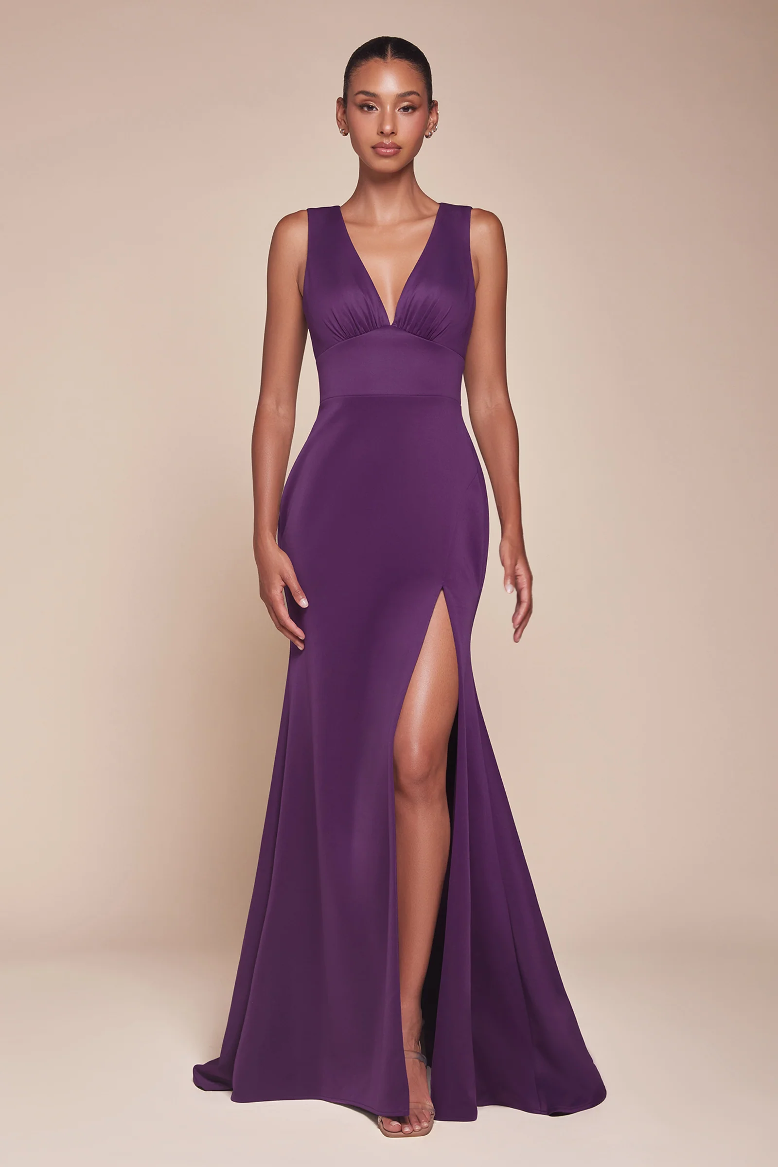 Cora Gown - V Neckline & Keyhole Back - Image 5