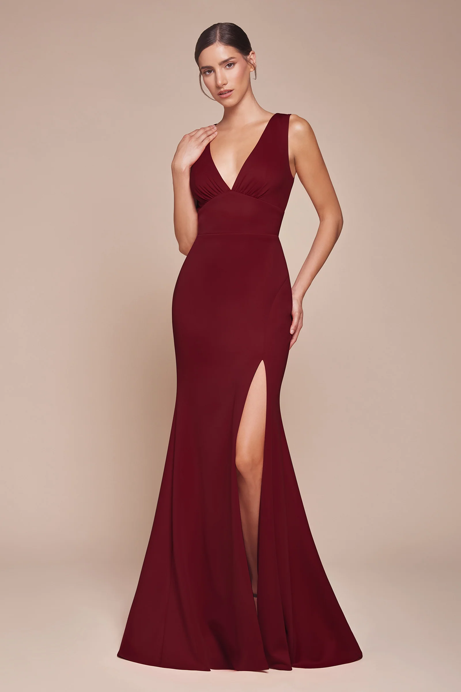 Cora Gown - V Neckline & Keyhole Back - Image 6