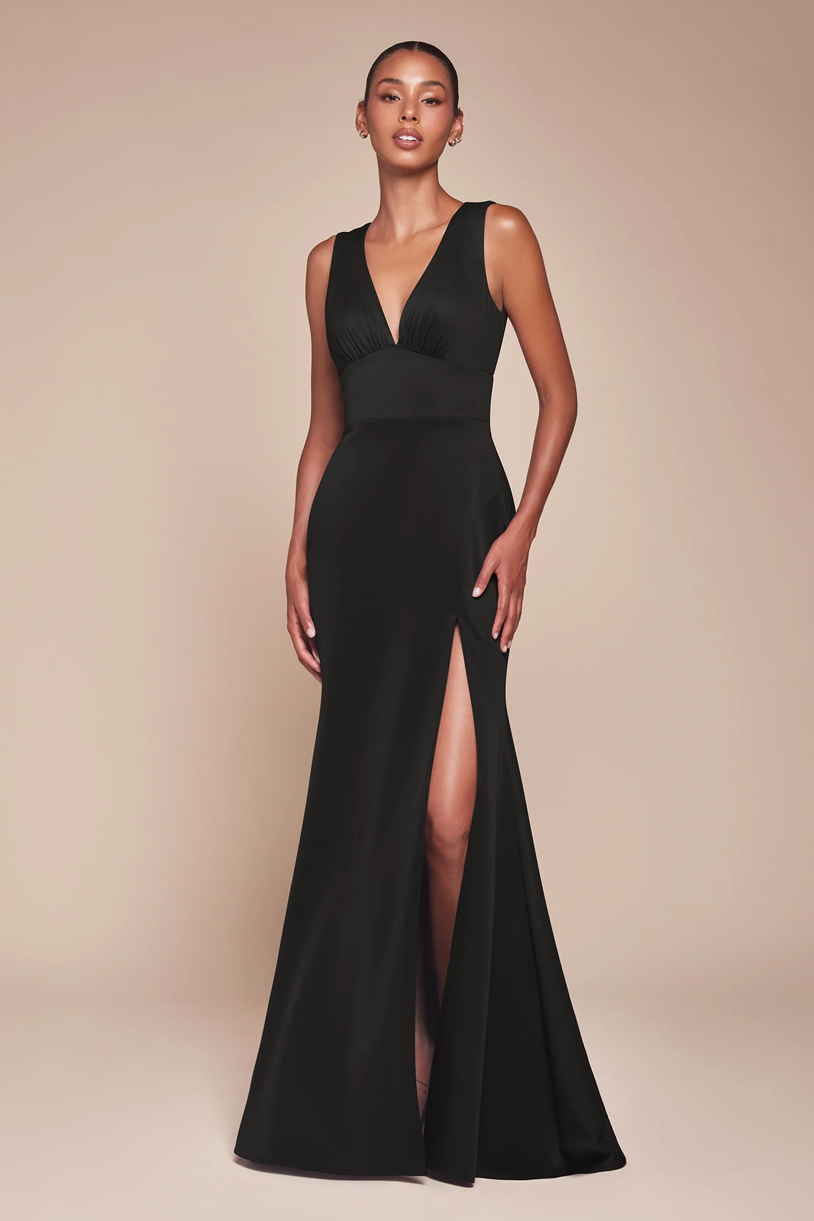 Cora Gown - V Neckline & Keyhole Back - Image 7