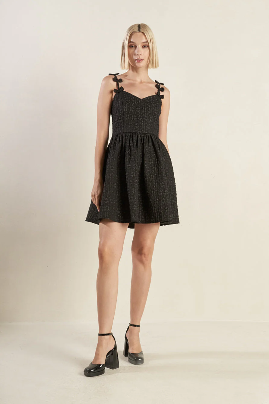 COVETED SWEETNESS BOW DETAIL MINI DRESS - Image 6