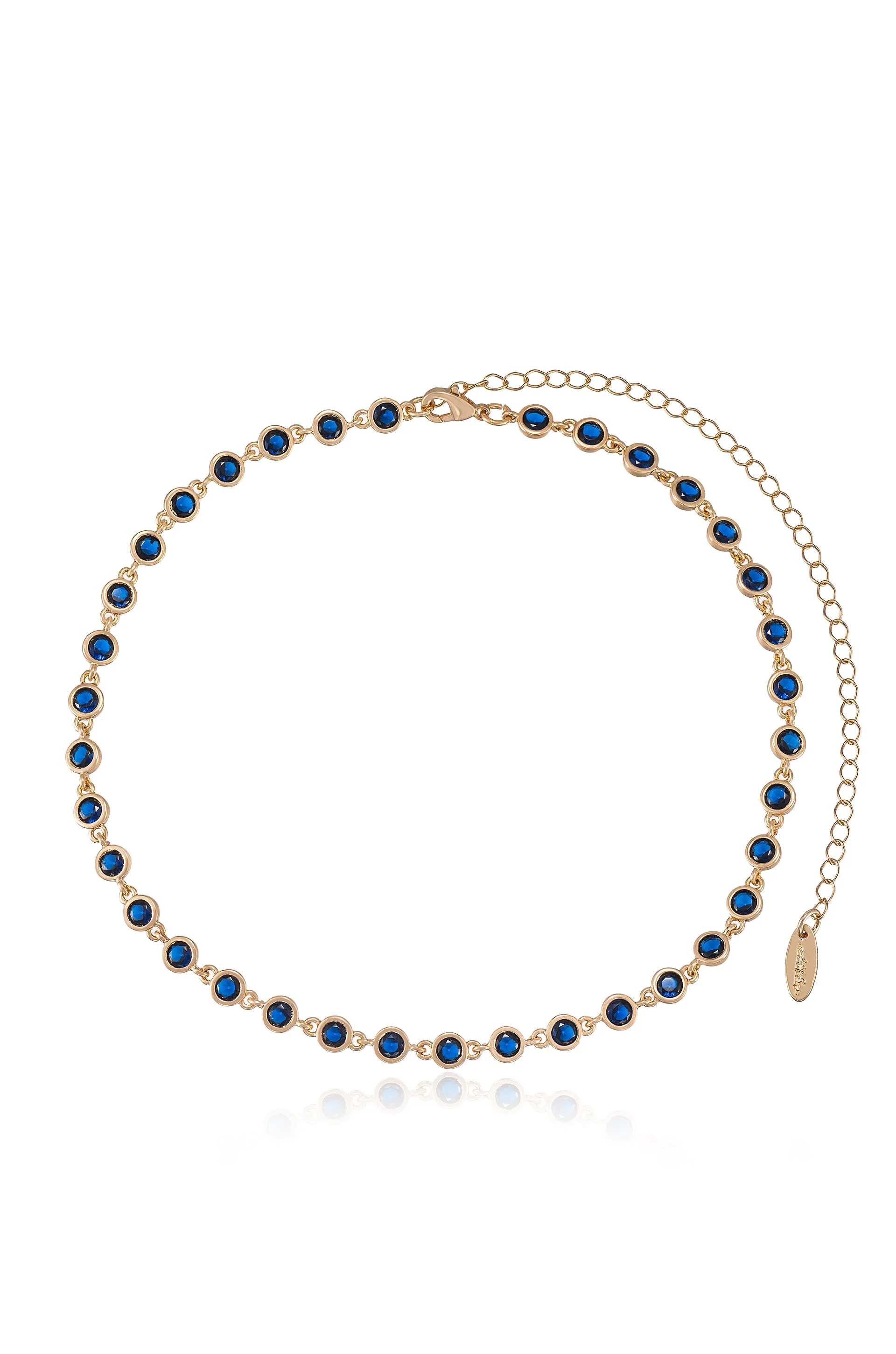 Crystal Disc and Link Necklace - Image 19