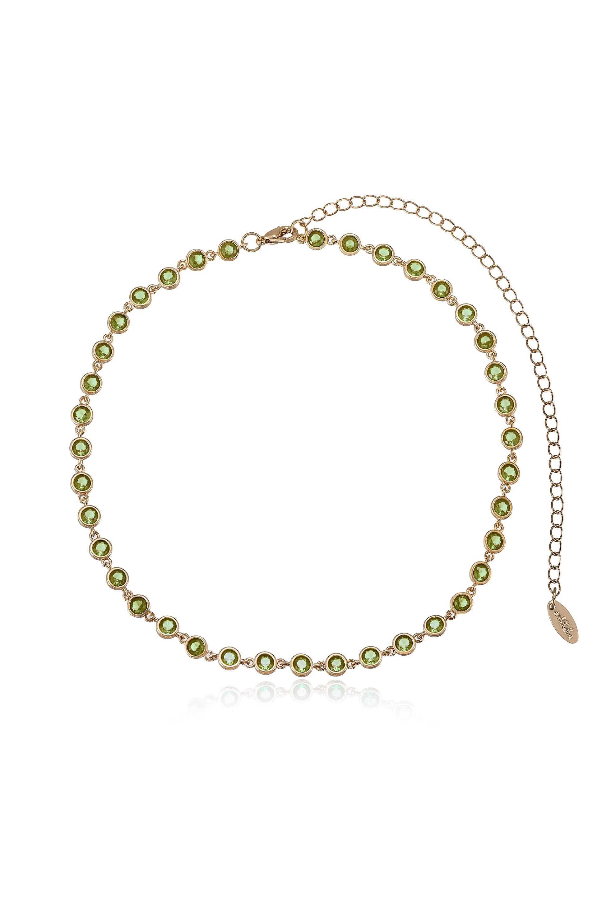 Crystal Disc and Link Necklace - Image 20