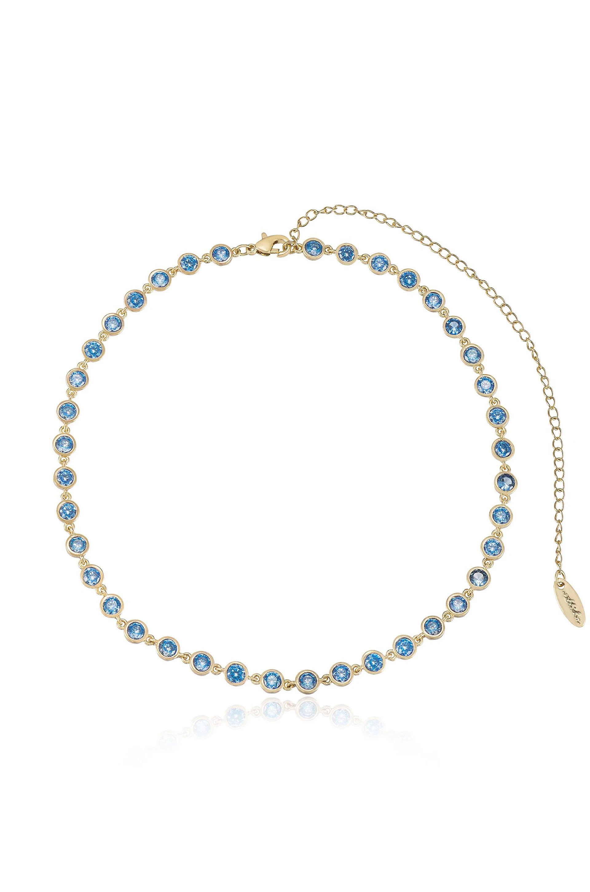 Crystal Disc and Link Necklace - Image 21