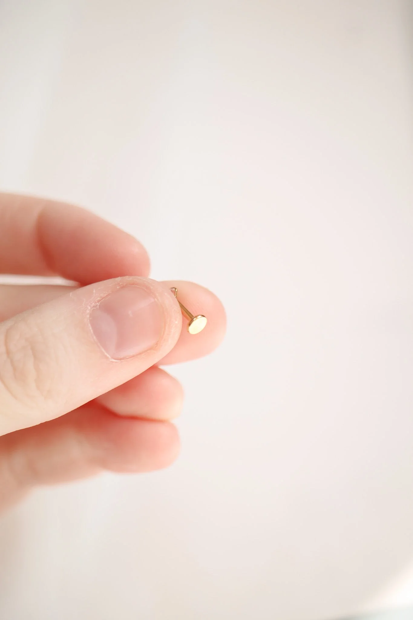 Crystal Flat Back Stud in Gold - Image 2