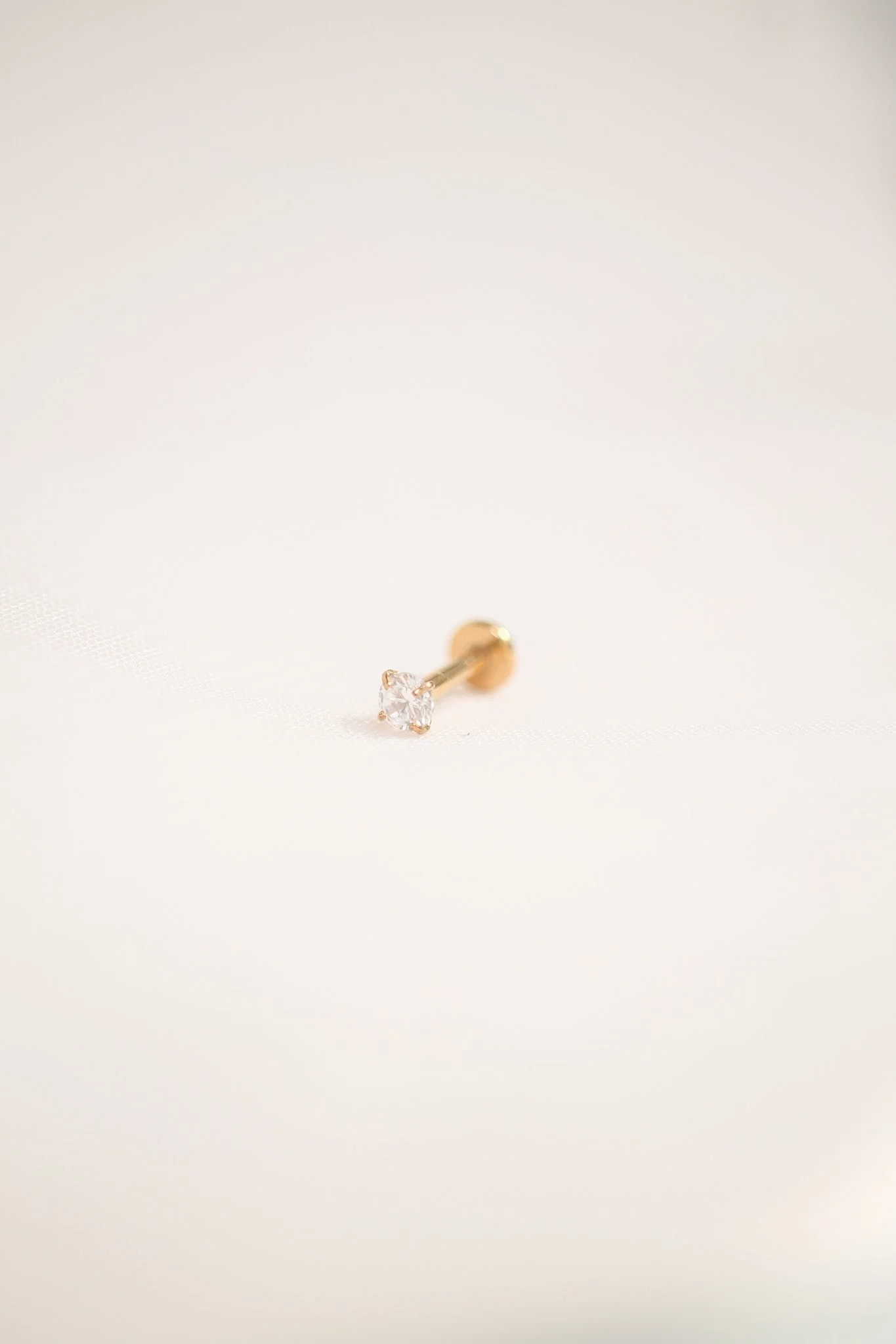 Crystal Flat Back Stud in Gold - Image 3