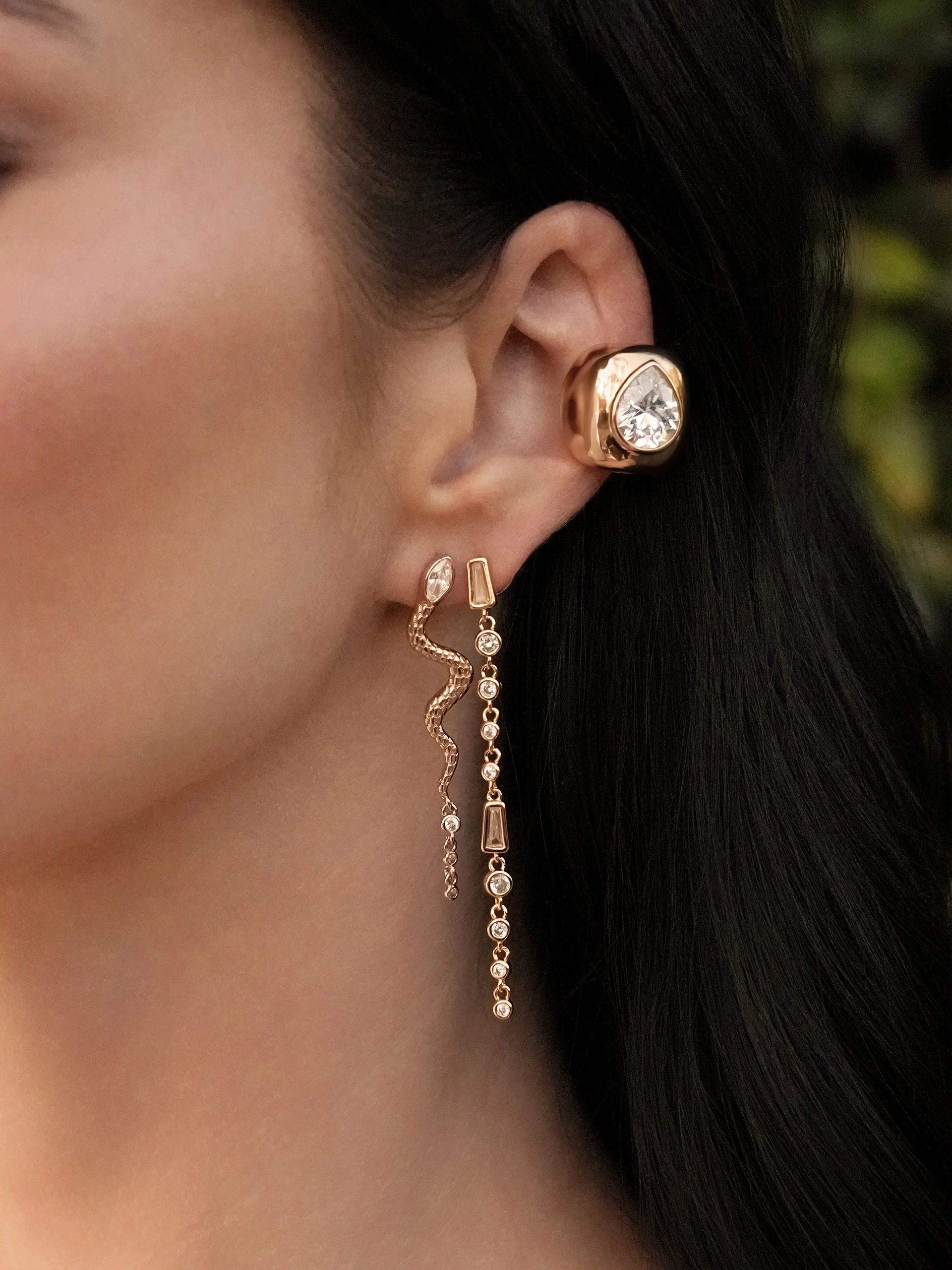 Crystal Linear Earrings - Image 7