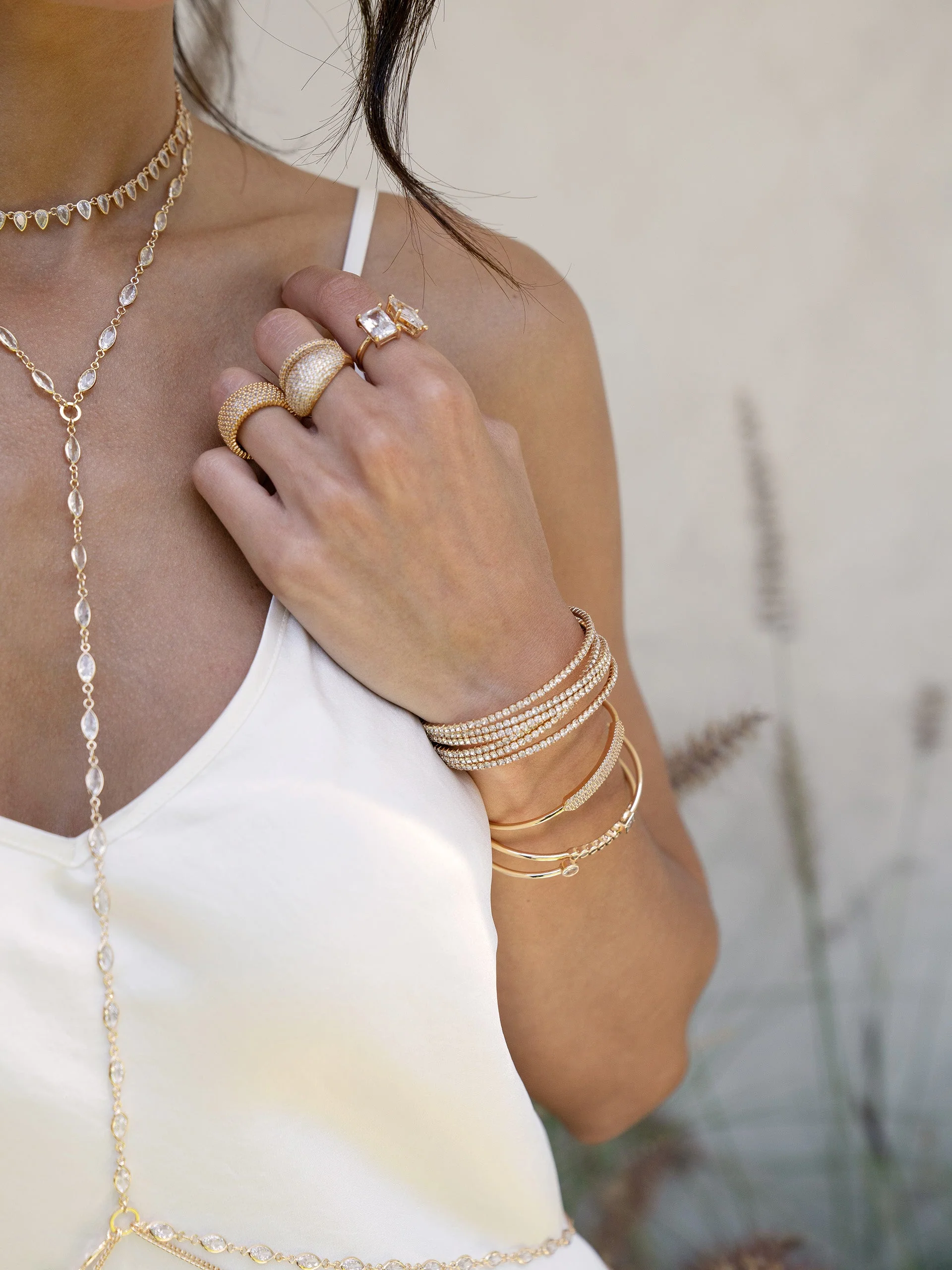 Crystal Strand Cuff - Image 3