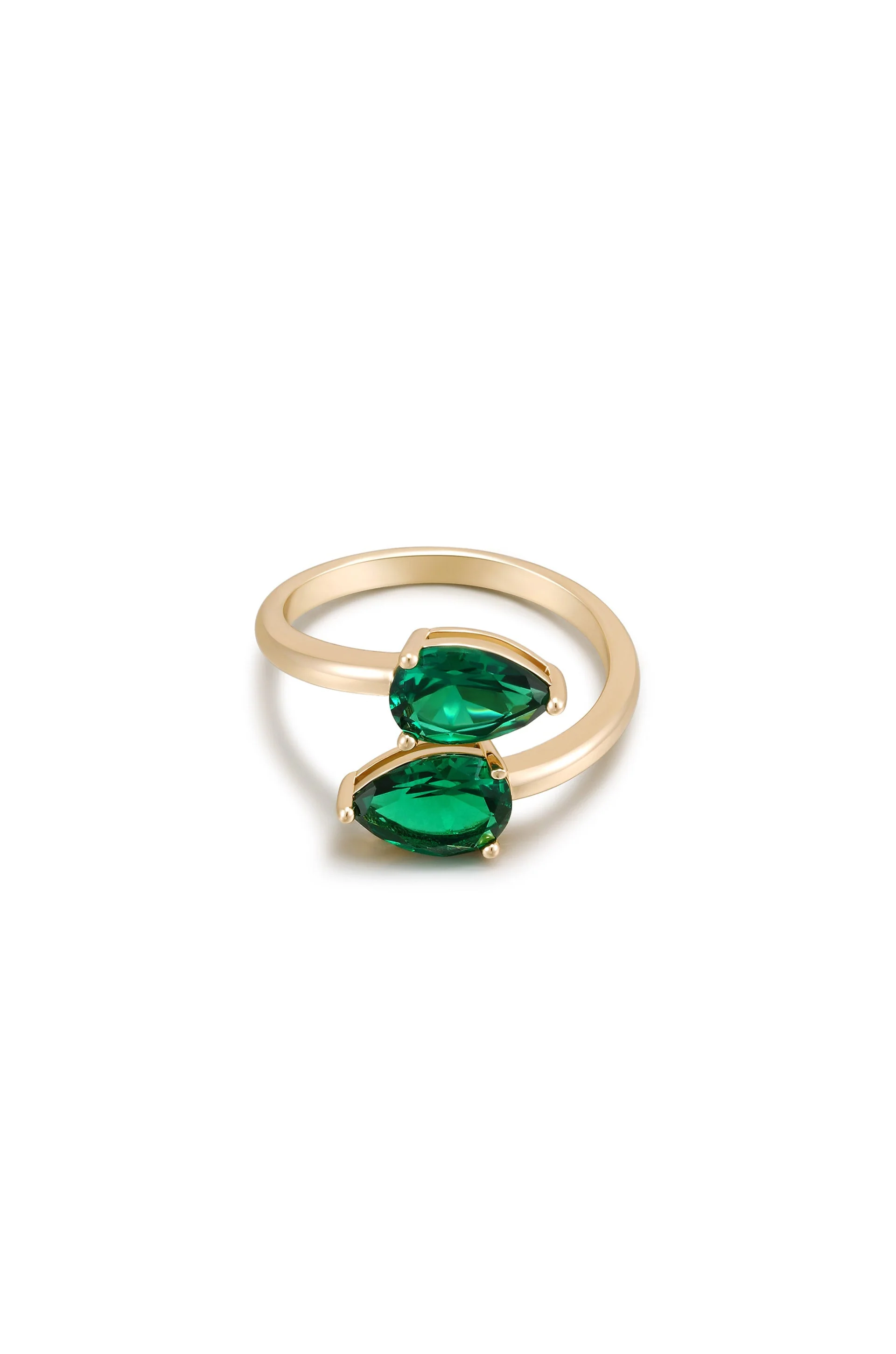 Crystal Teardrop Wrap Ring - Image 10