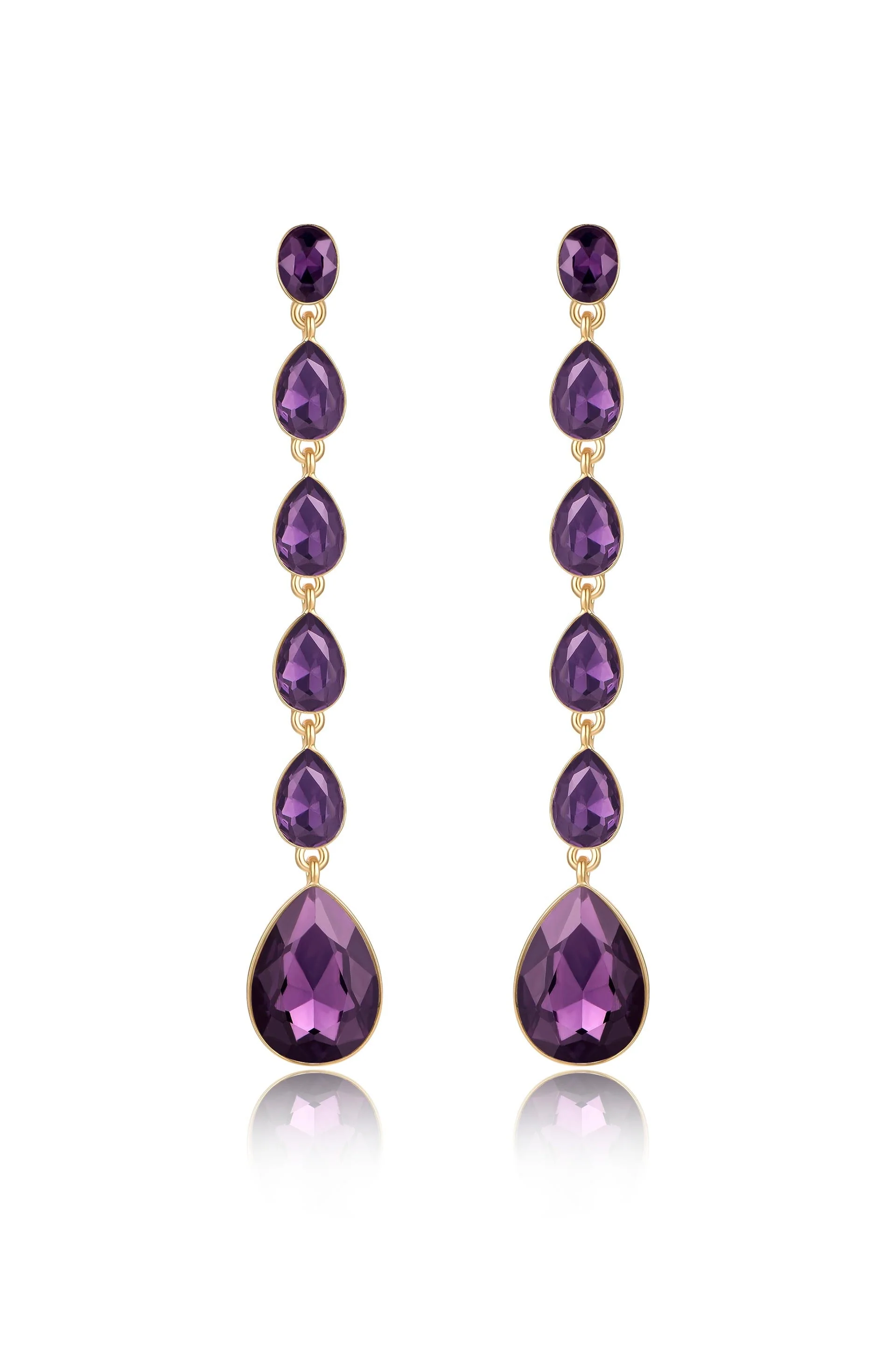 Crystallized Drop Earrings - Image 11