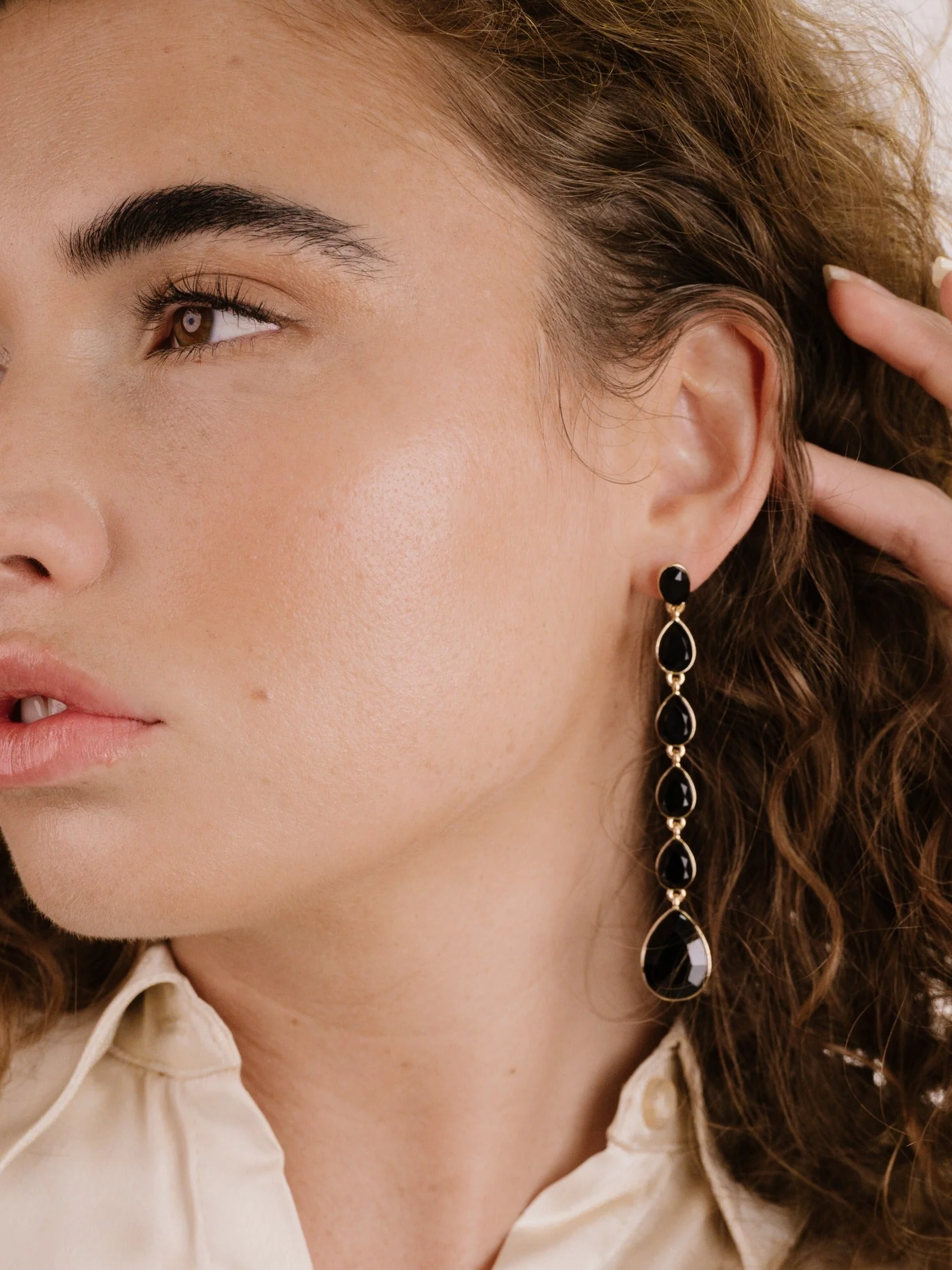 Crystallized Drop Earrings - Image 6