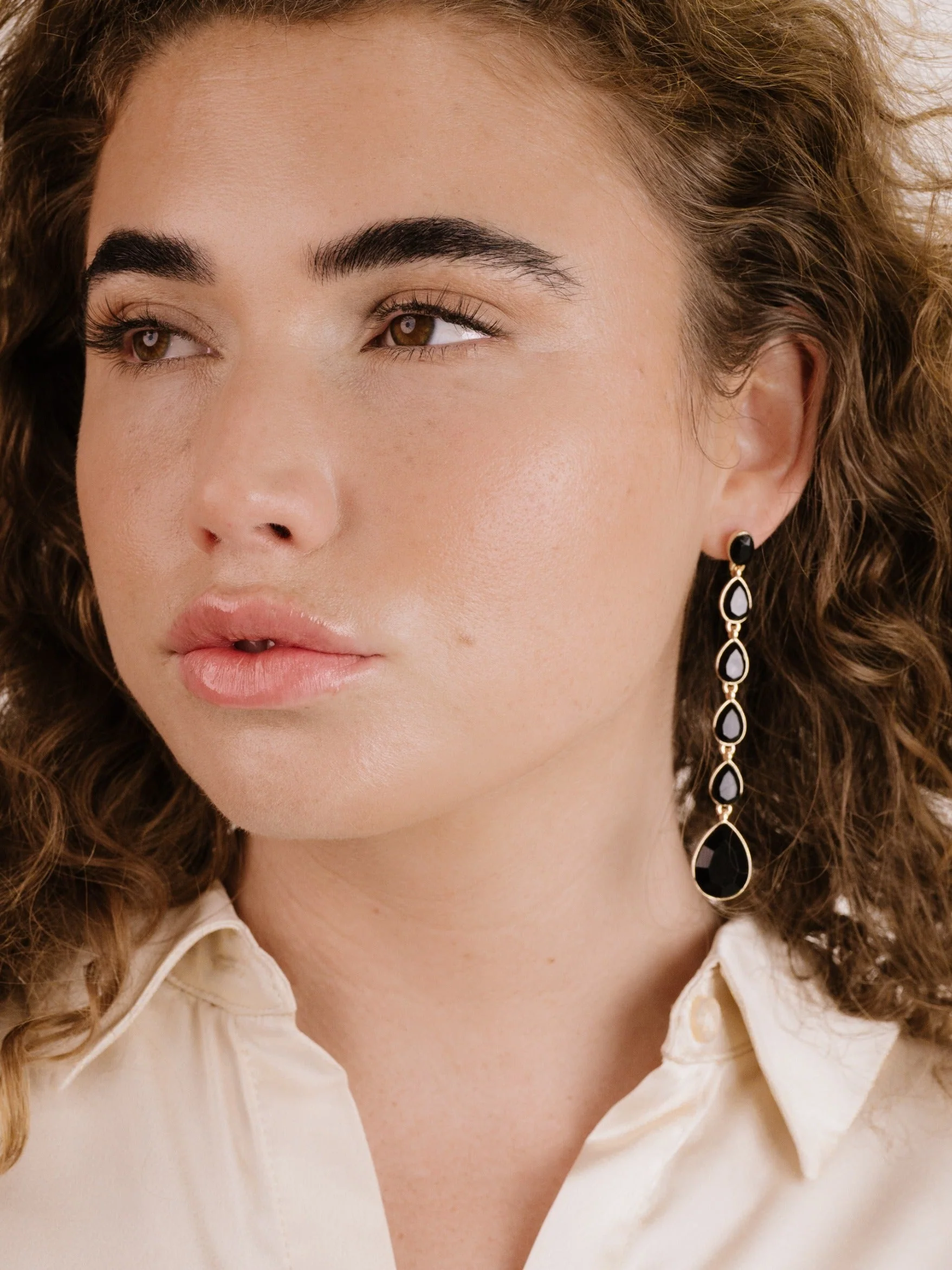Crystallized Drop Earrings - Image 7