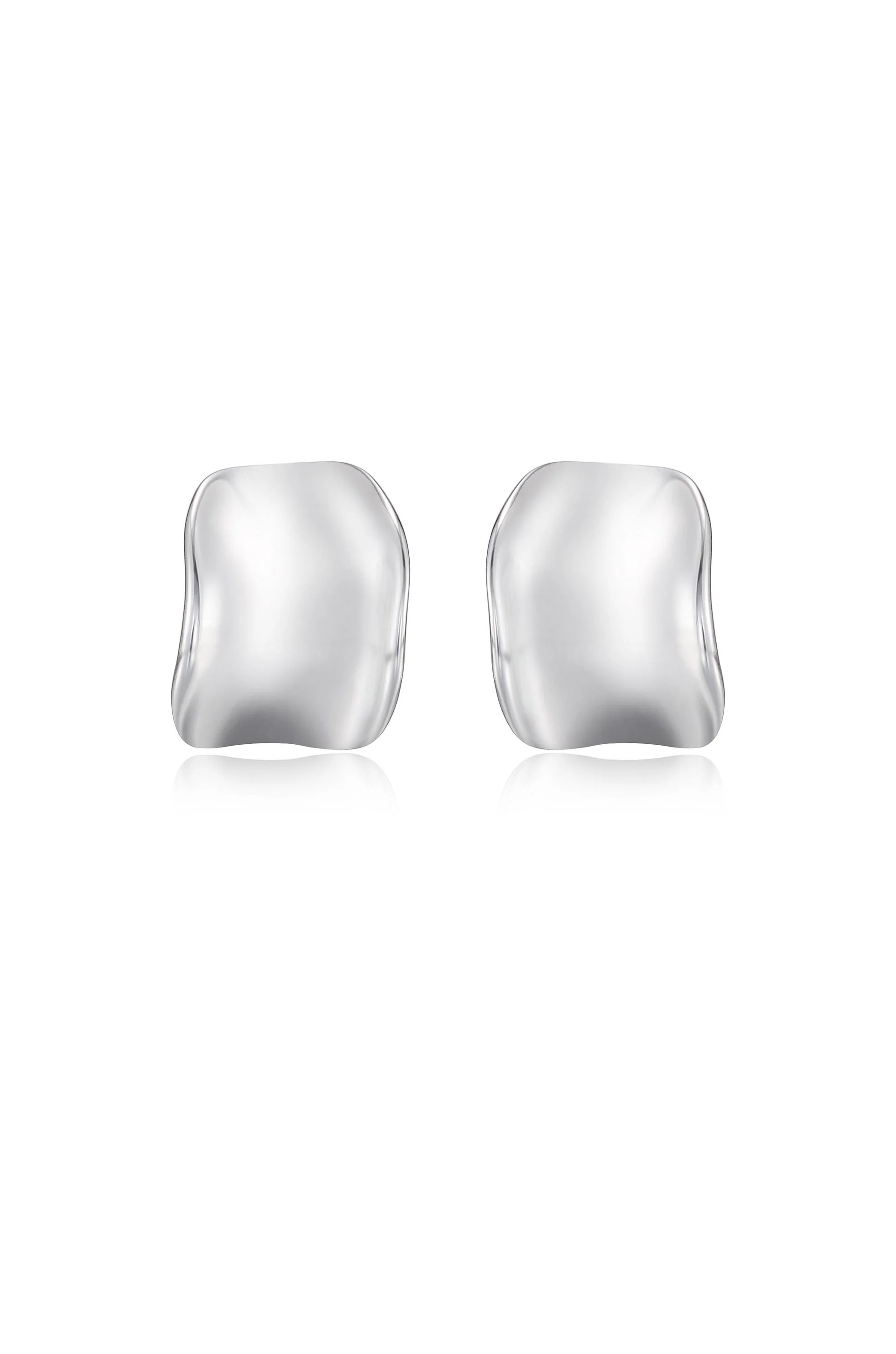 Curved Stud Earrings - Image 9