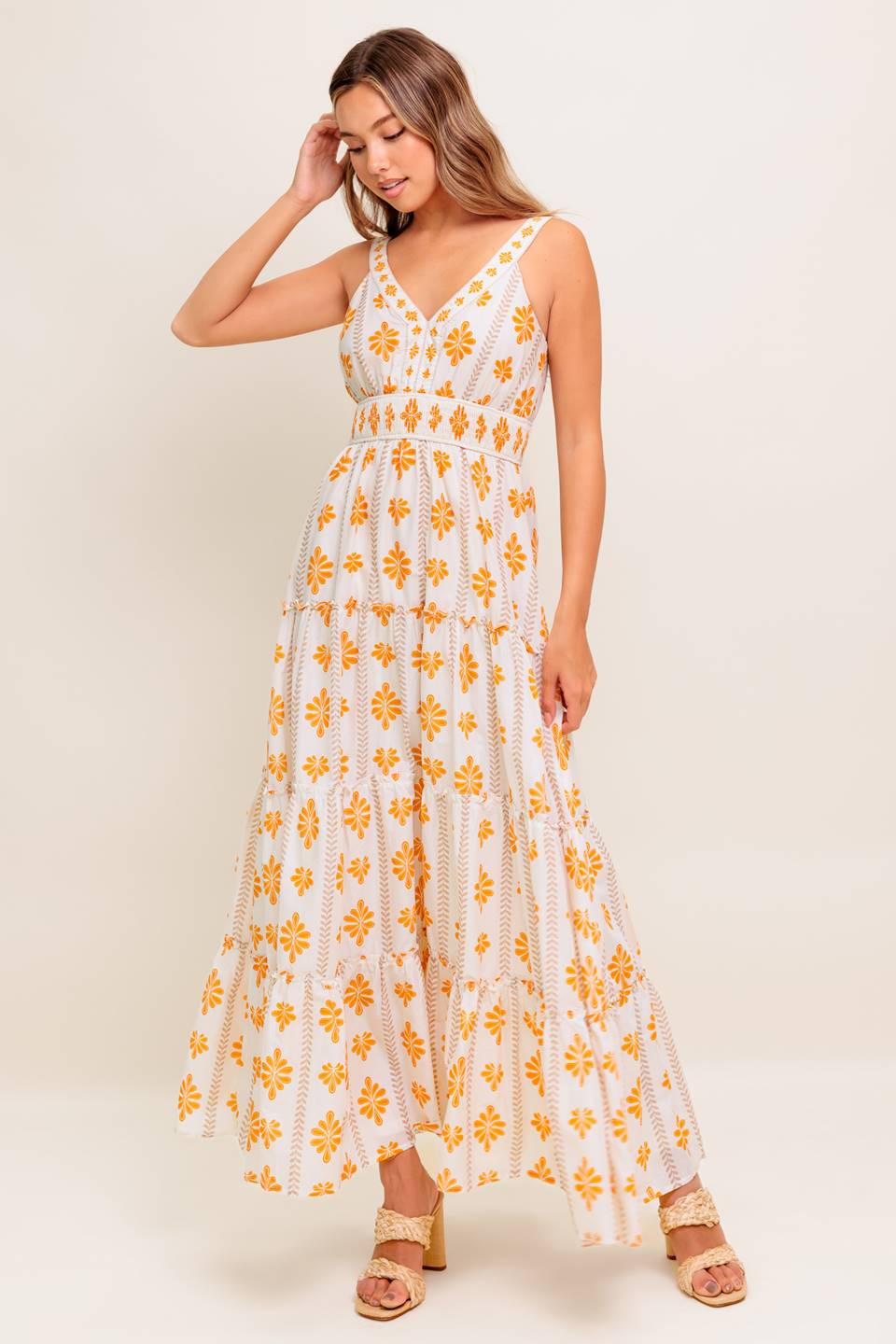 DAILY DELIGHT MAXI DRESS - YELLOW - Image 4