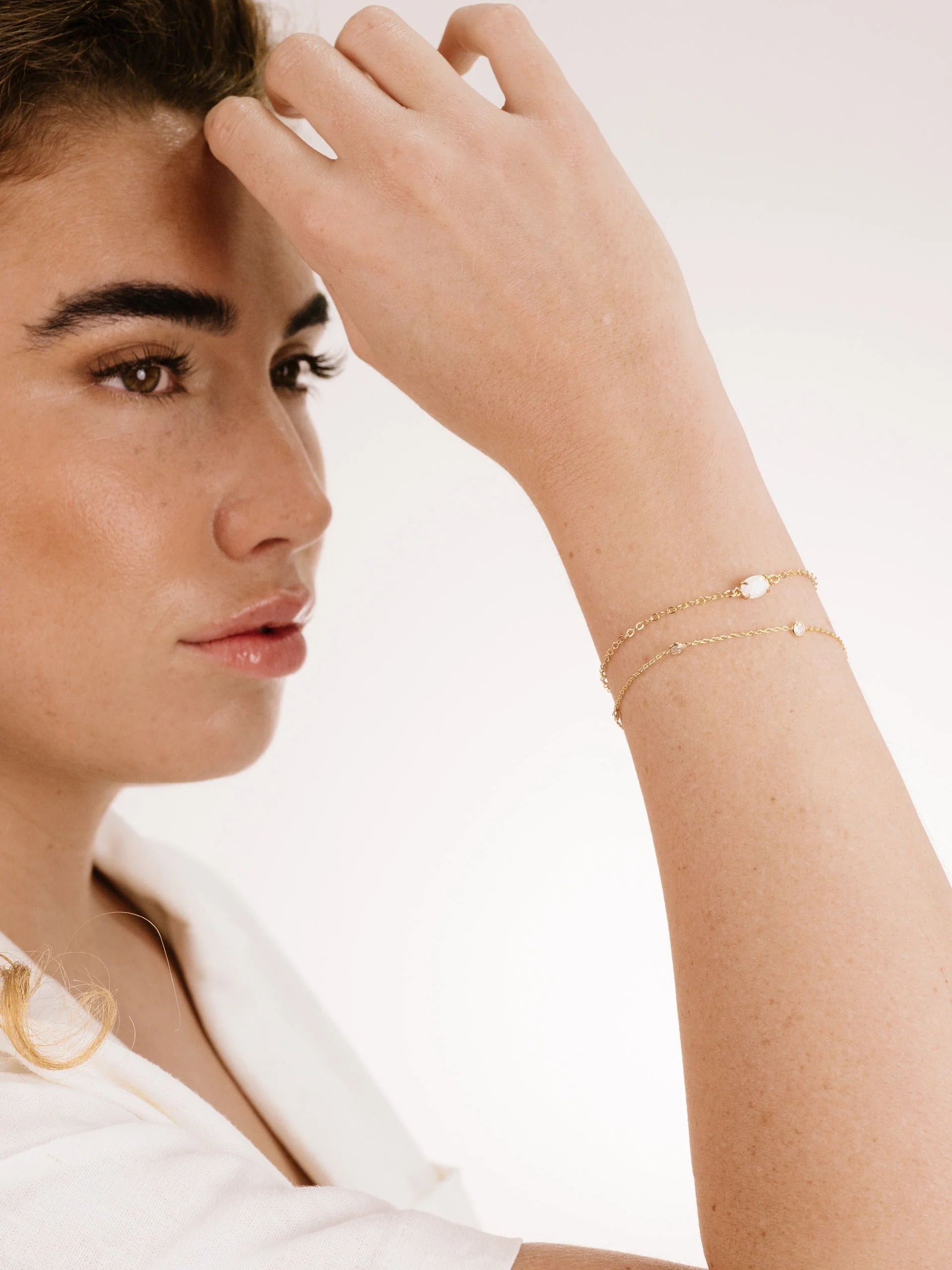 Dainty Bracelet Set with Extender - Image 4