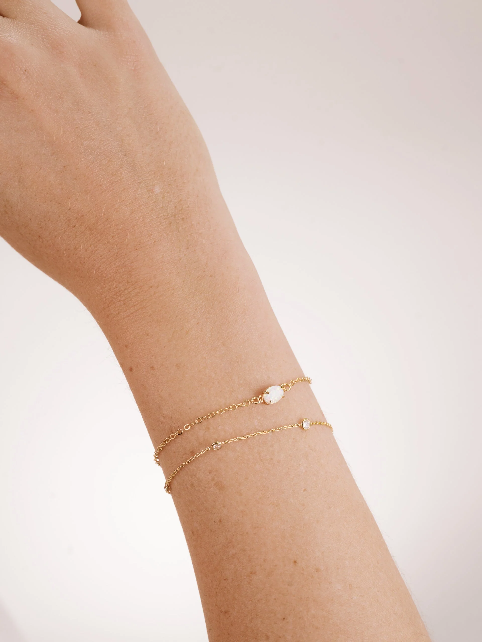 Dainty Bracelet Set with Extender - Image 5