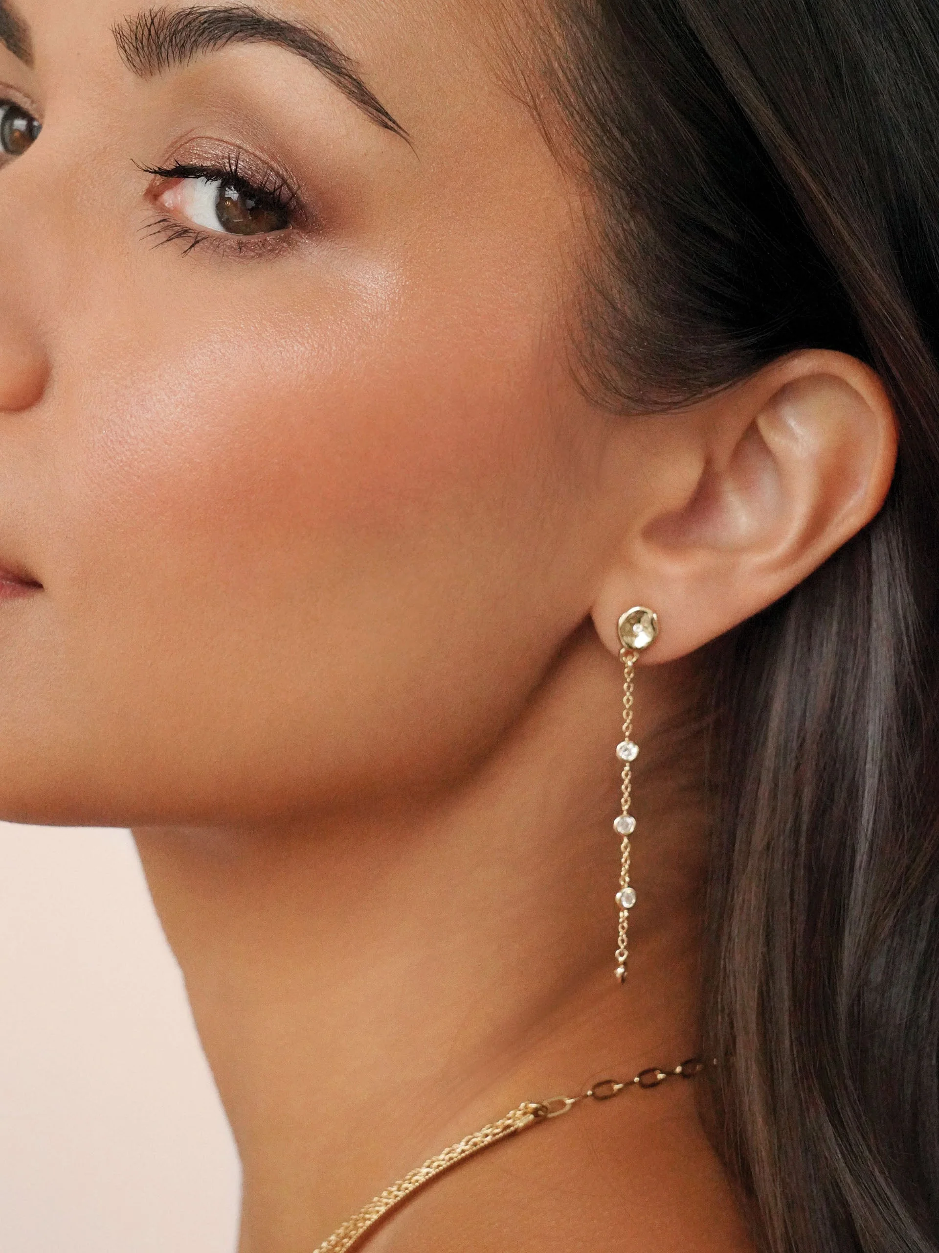 Dainty Dream Drop Earrings - Image 4