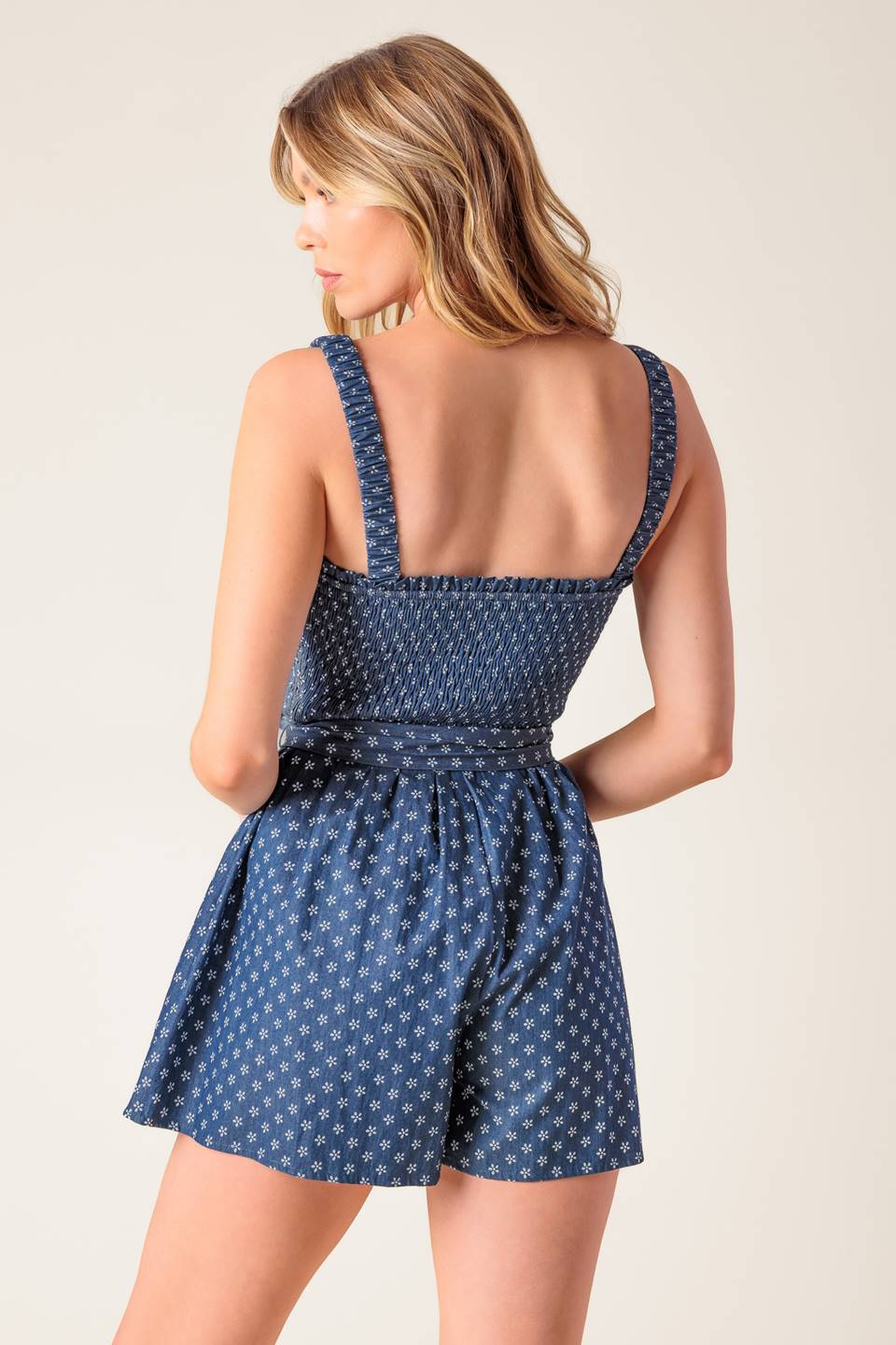 DAISIES DENIM ROMPER - Image 4