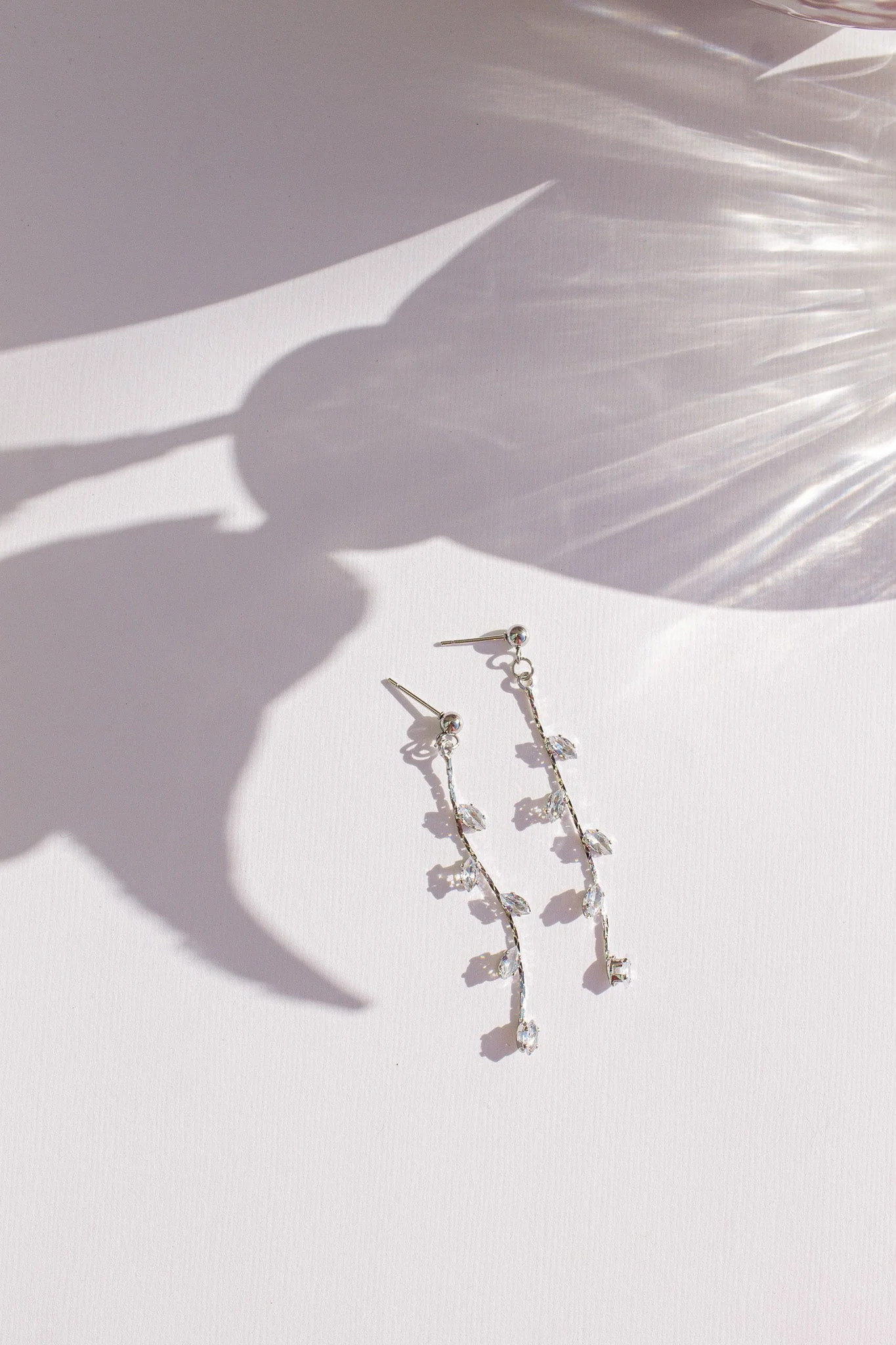 Daphne Leaf Dangle Earrings - Image 7