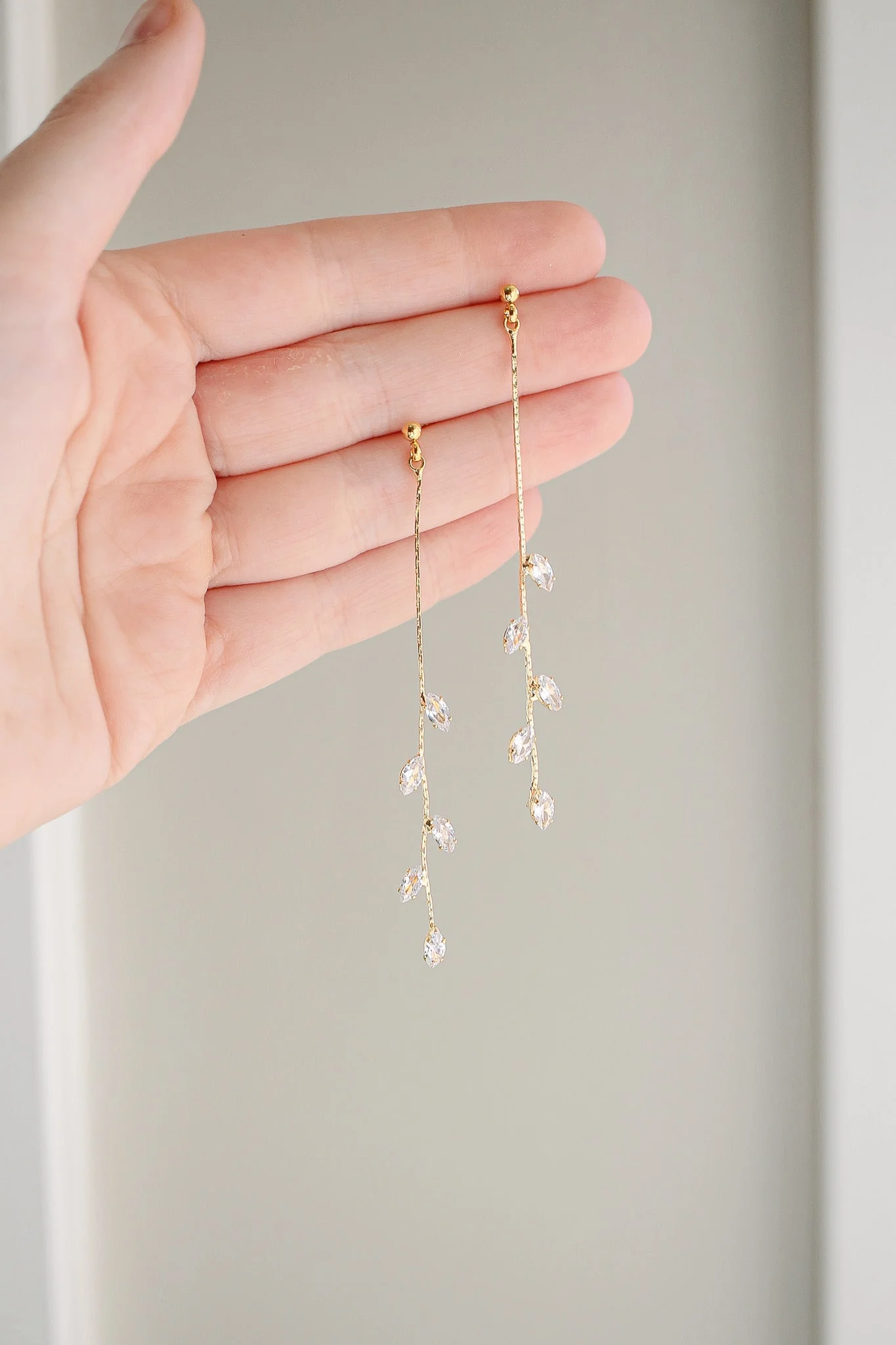 Daphne Dangle in Gold Leaves - Image 12