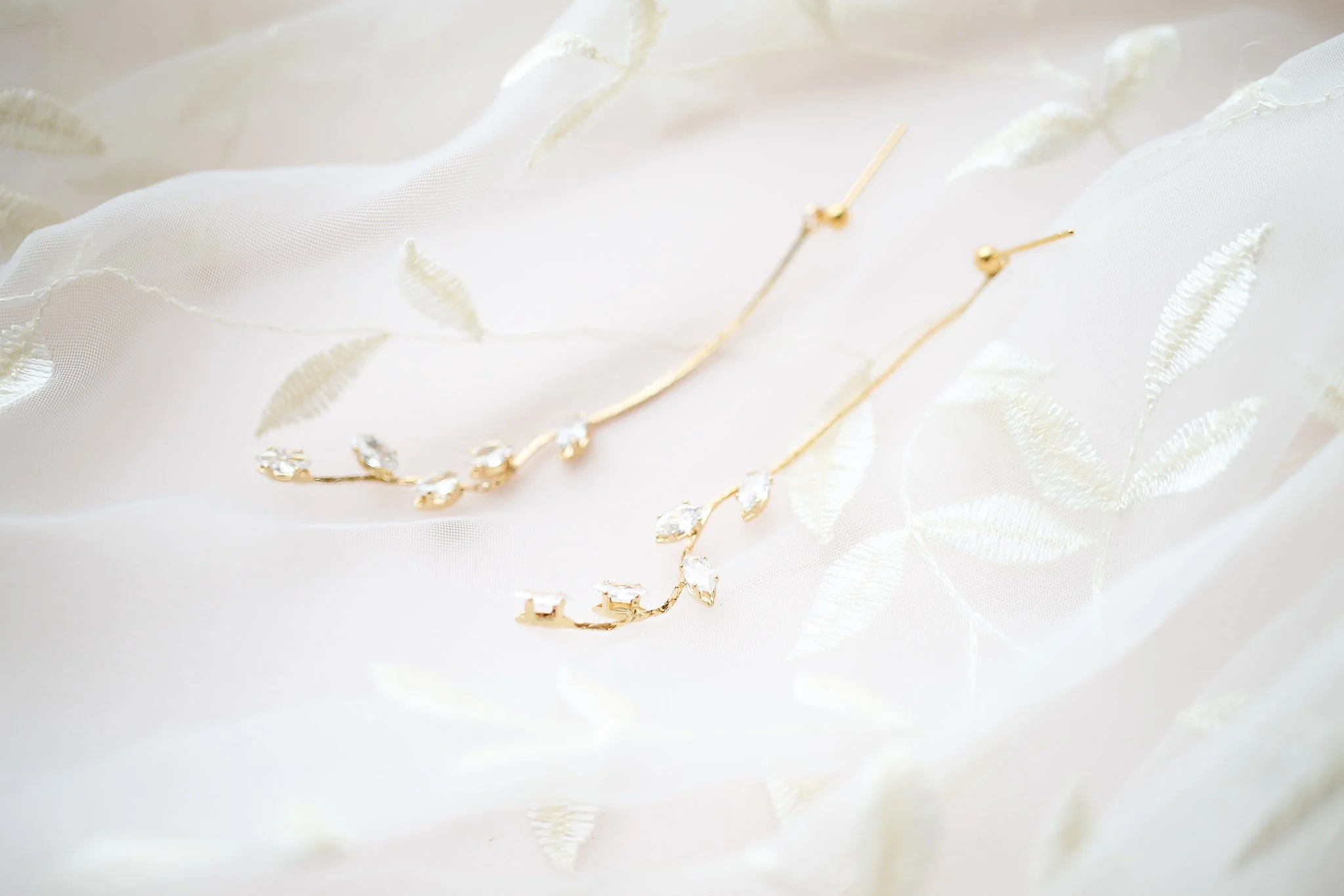 Daphne Dangle in Gold Leaves - Image 8