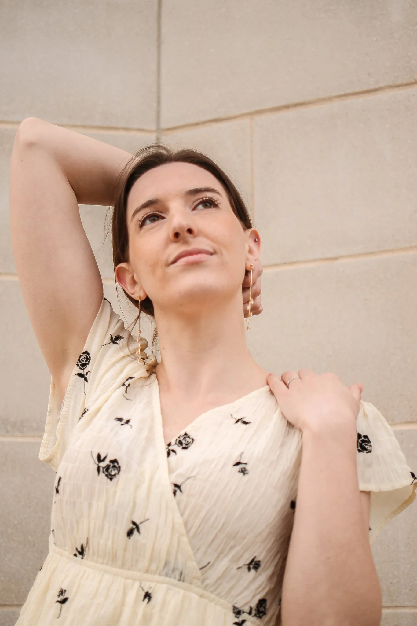 Daphne Dangle in Gold Leaves - Image 9