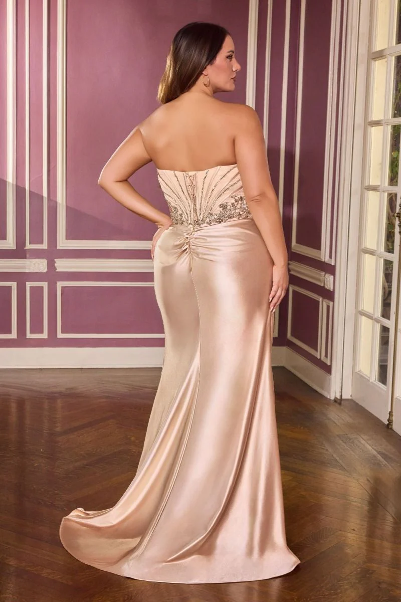 Darylanna Gown - Strapless Corset Evening Dress - Image 7