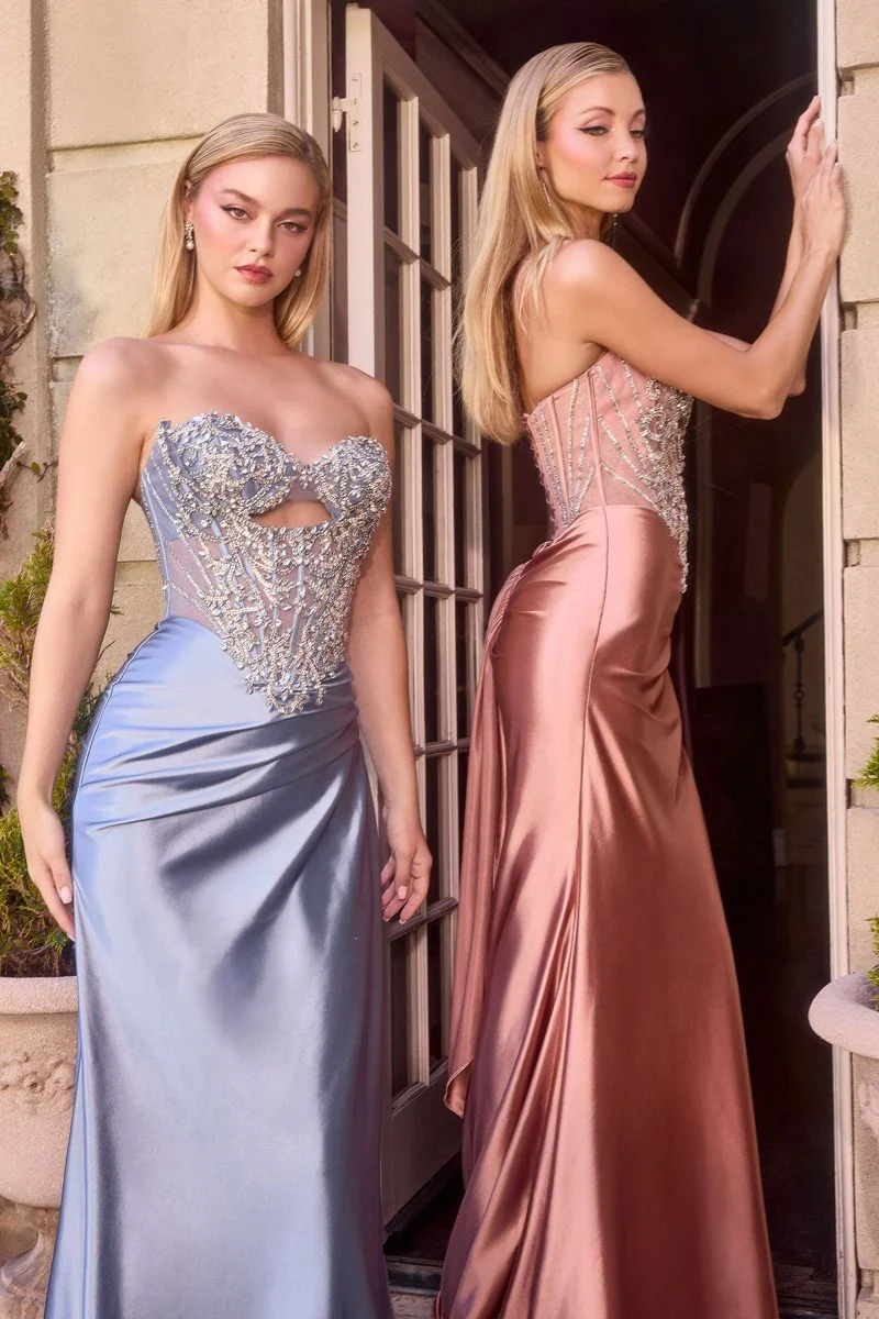 Davis Gown - Crystal Bodice Corset Dress - Image 4