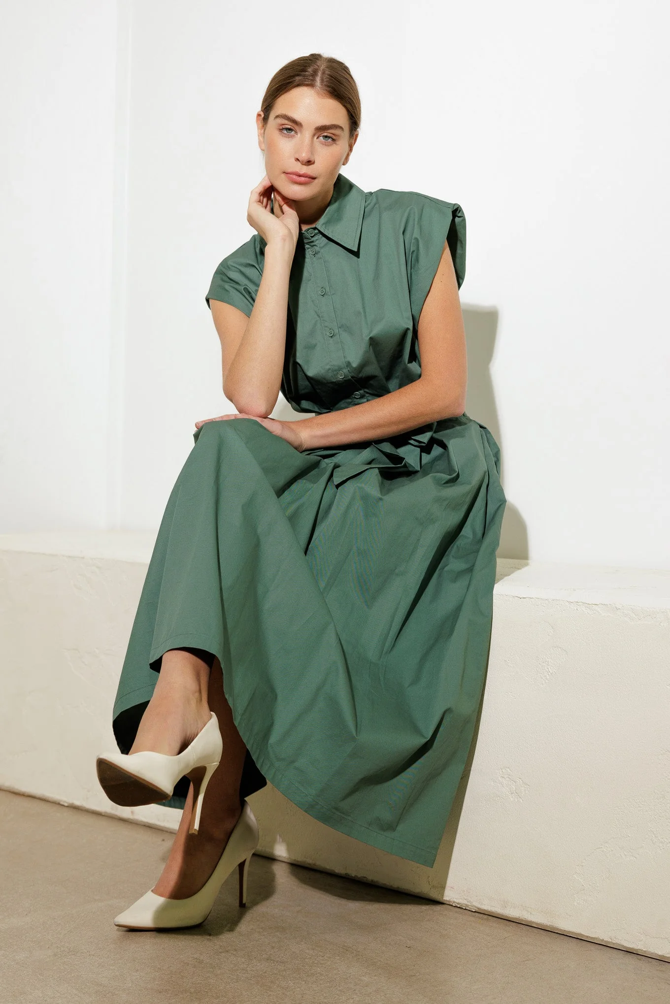 DEEPER CONNECTION DROP SHOULDER DRESS - Image 14