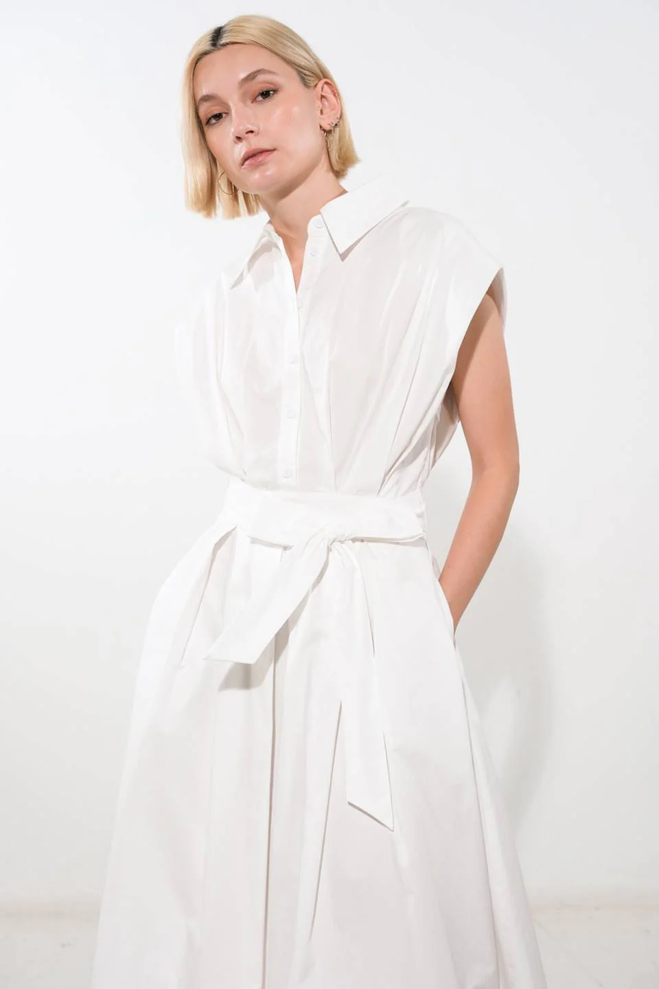 DEEPER CONNECTION DROP SHOULDER DRESS - Image 4
